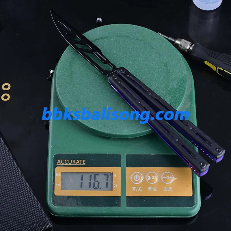 Titus Egrets Original Balisong G10+7075 Aluminum Handle Trainer - Image 24