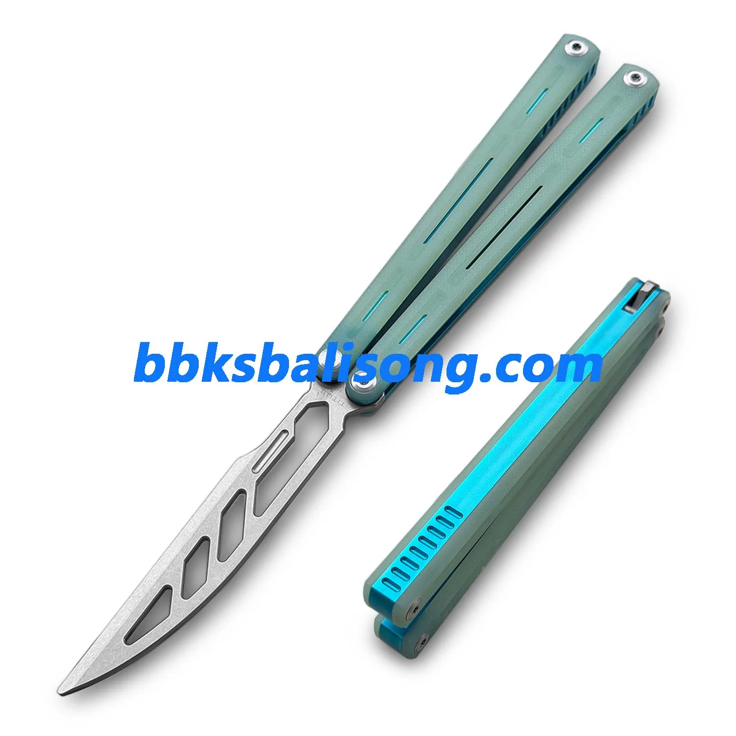 Titus Egrets Original Balisong G10+7075 Aluminum Handle Trainer - Image 27