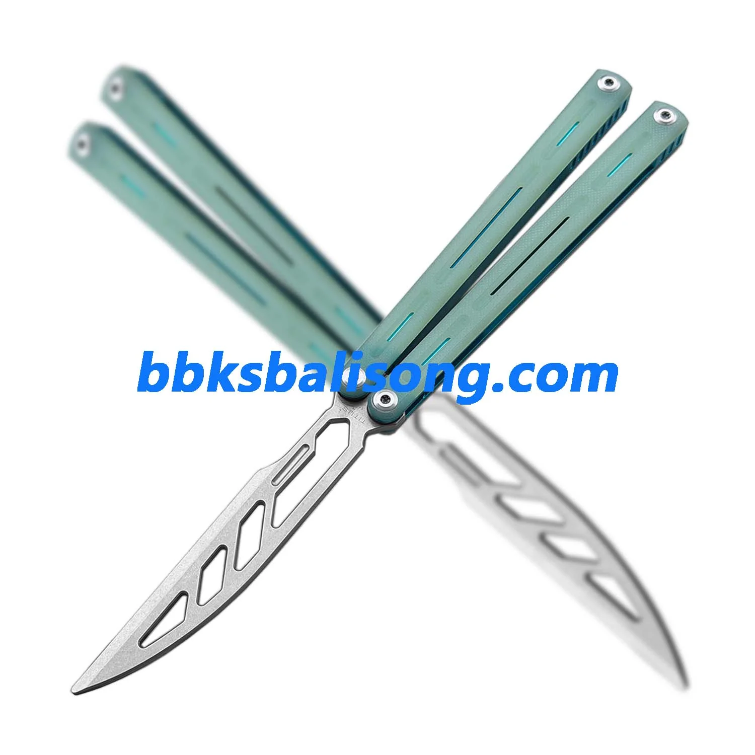 Titus Egrets Original Balisong G10+7075 Aluminum Handle Trainer - Image 8