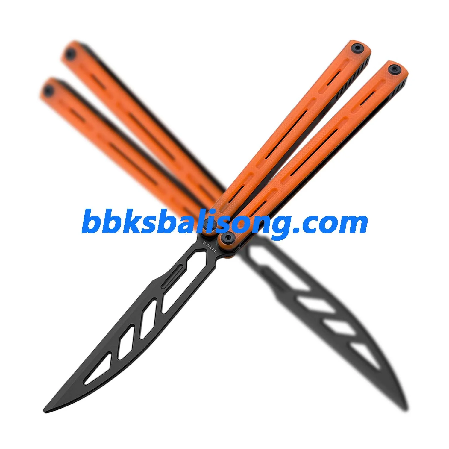 Titus Egrets Original Balisong G10+7075 Aluminum Handle Trainer - Image 9