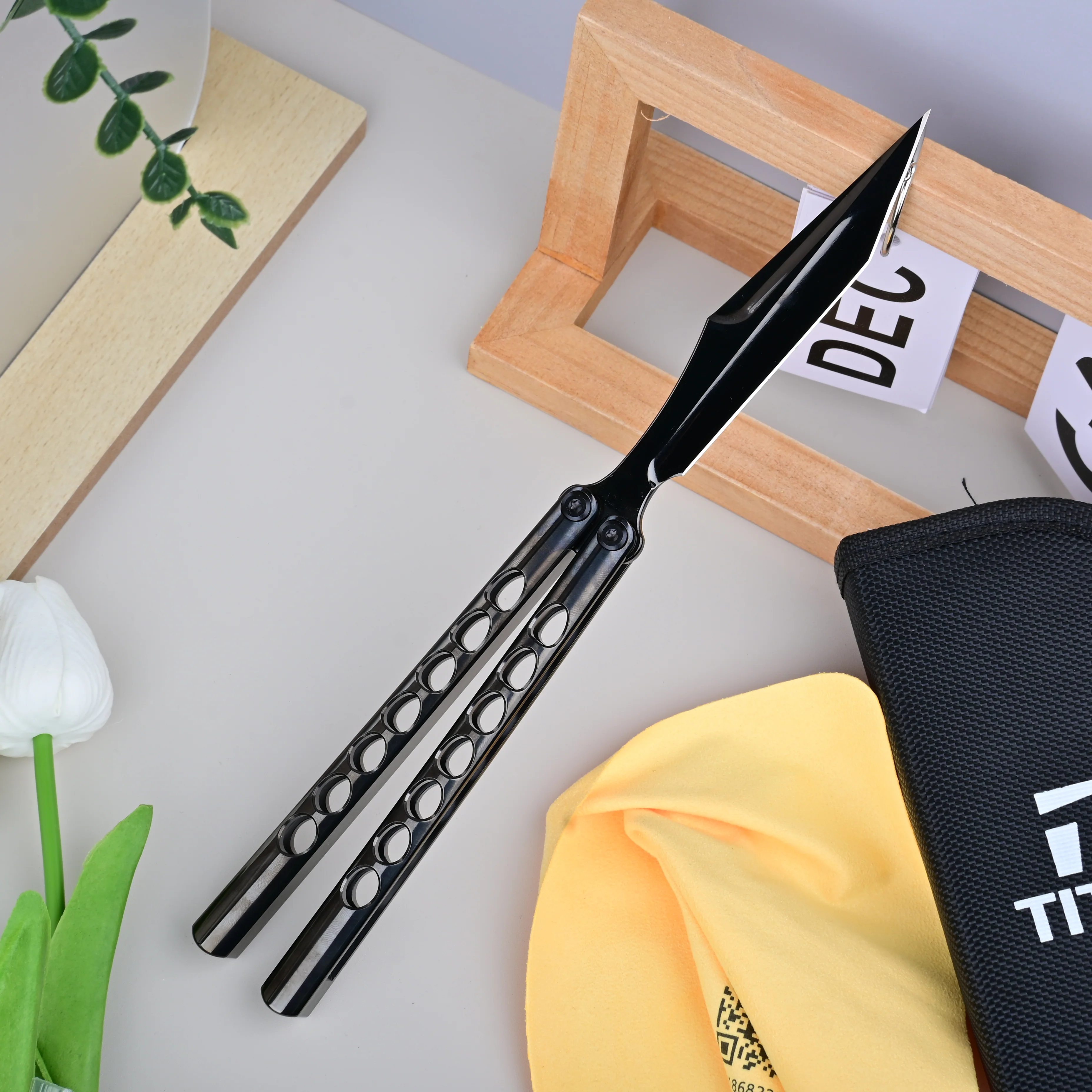 Titus Fiore Balisong Clone Titanium Handle - Image 15