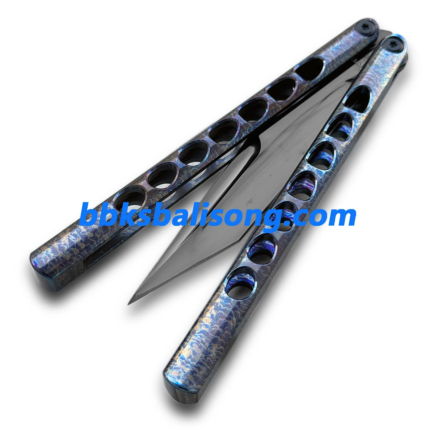Titus Fiore Balisong Clone Titanium Handle - Image 3