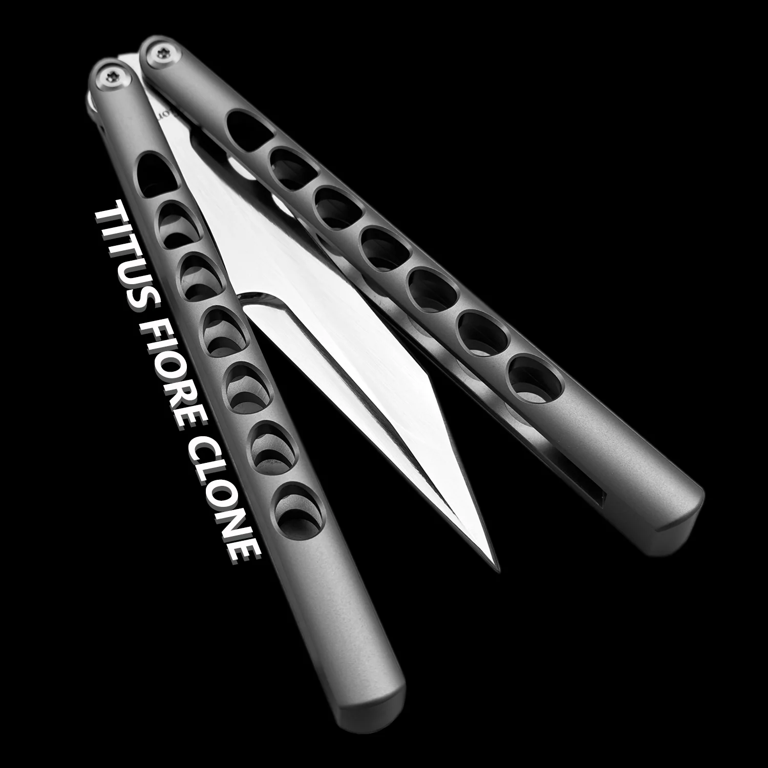 Titus Fiore Balisong Clone Titanium Handle - Image 7