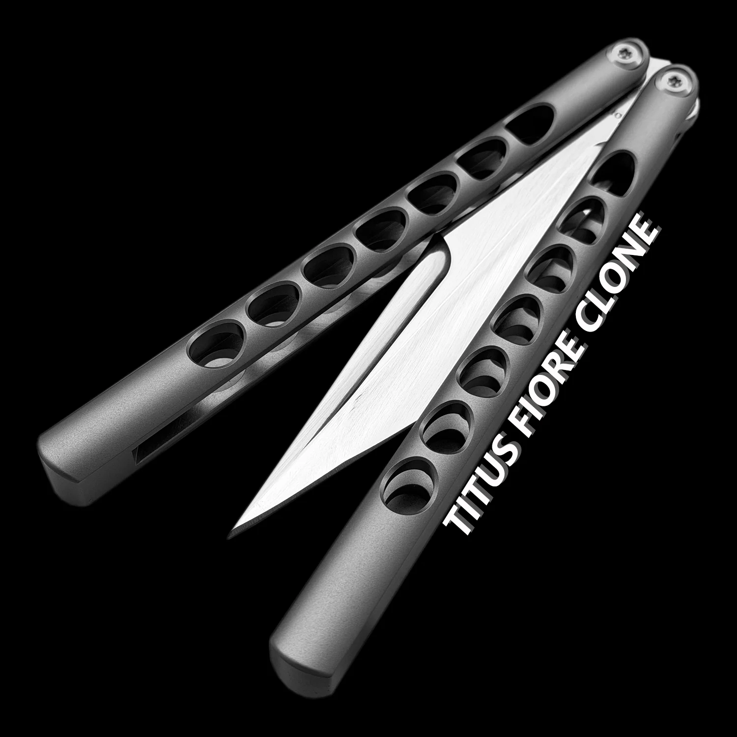 Titus Fiore Balisong Clone Titanium Handle - Image 8