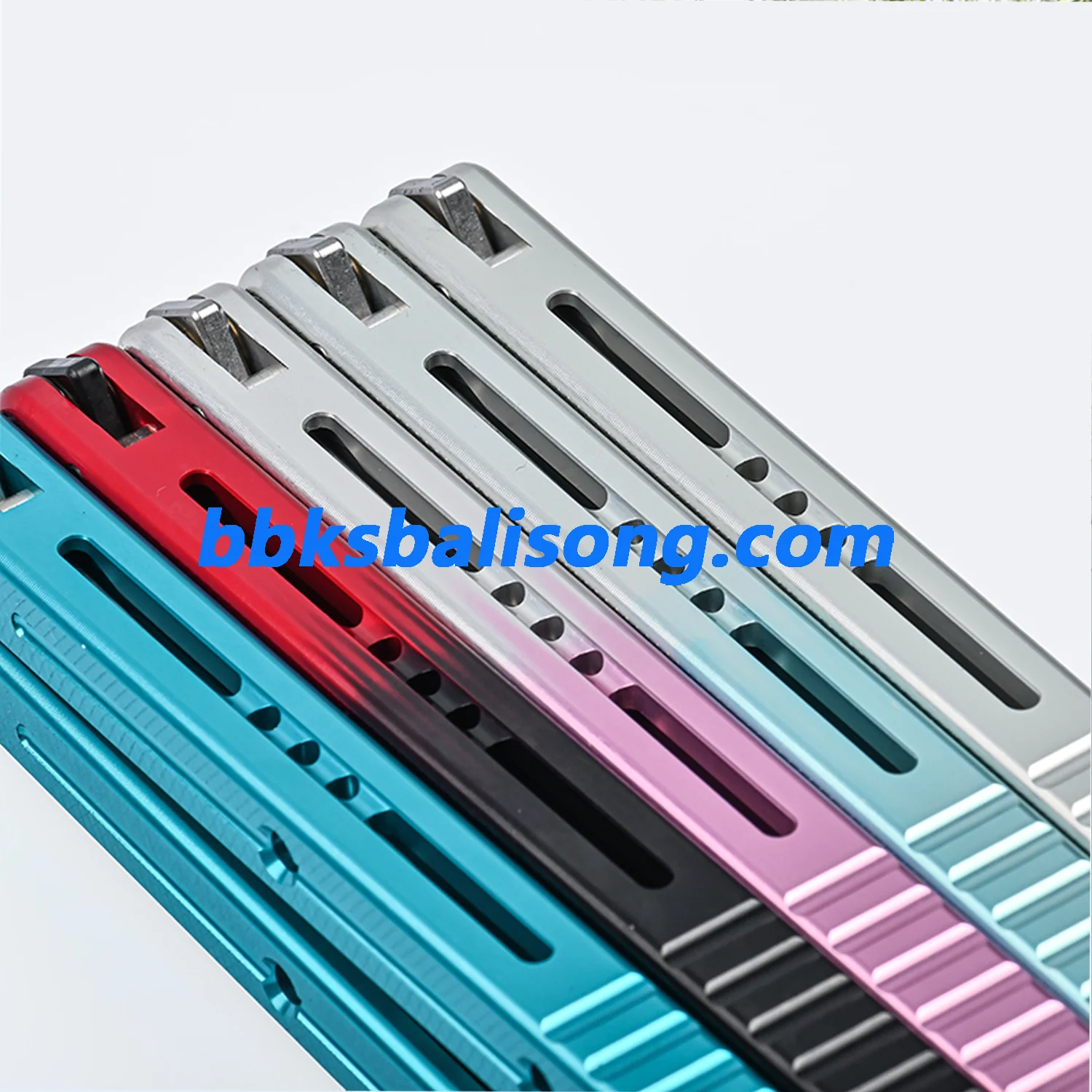 Titus Flow Channel Kraken V3 Balisong Clone 7075 Alunium Glossy Handle - Image 6