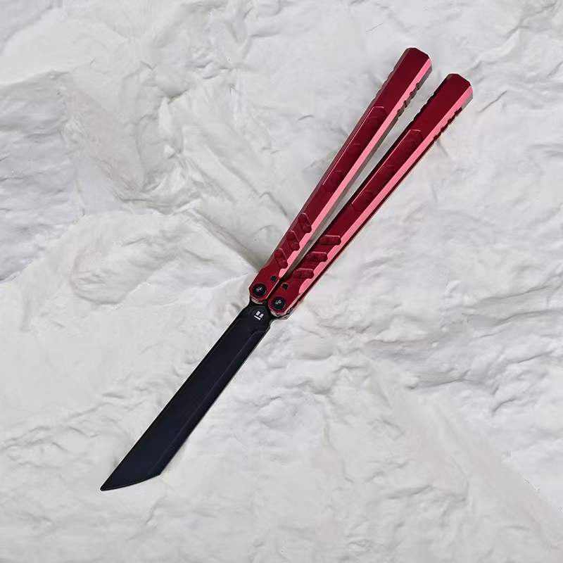 Titus Hex Balisong Clone 7075 Aluminum Handle Bushings System - Image 18