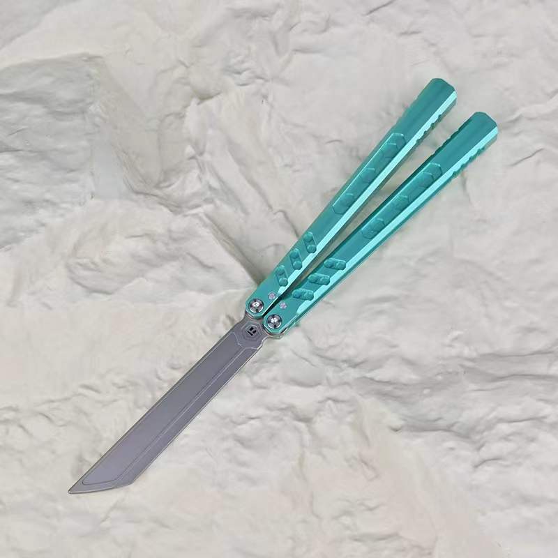 Titus Hex Balisong Clone 7075 Aluminum Handle Bushings System - Image 20