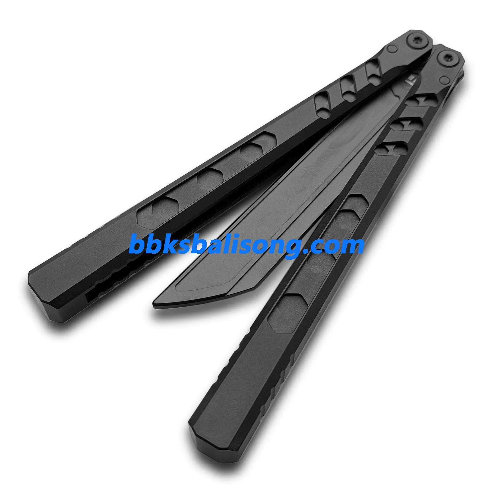 Titus Hex Balisong Clone 7075 Aluminum Handle Bushings System - Image 5