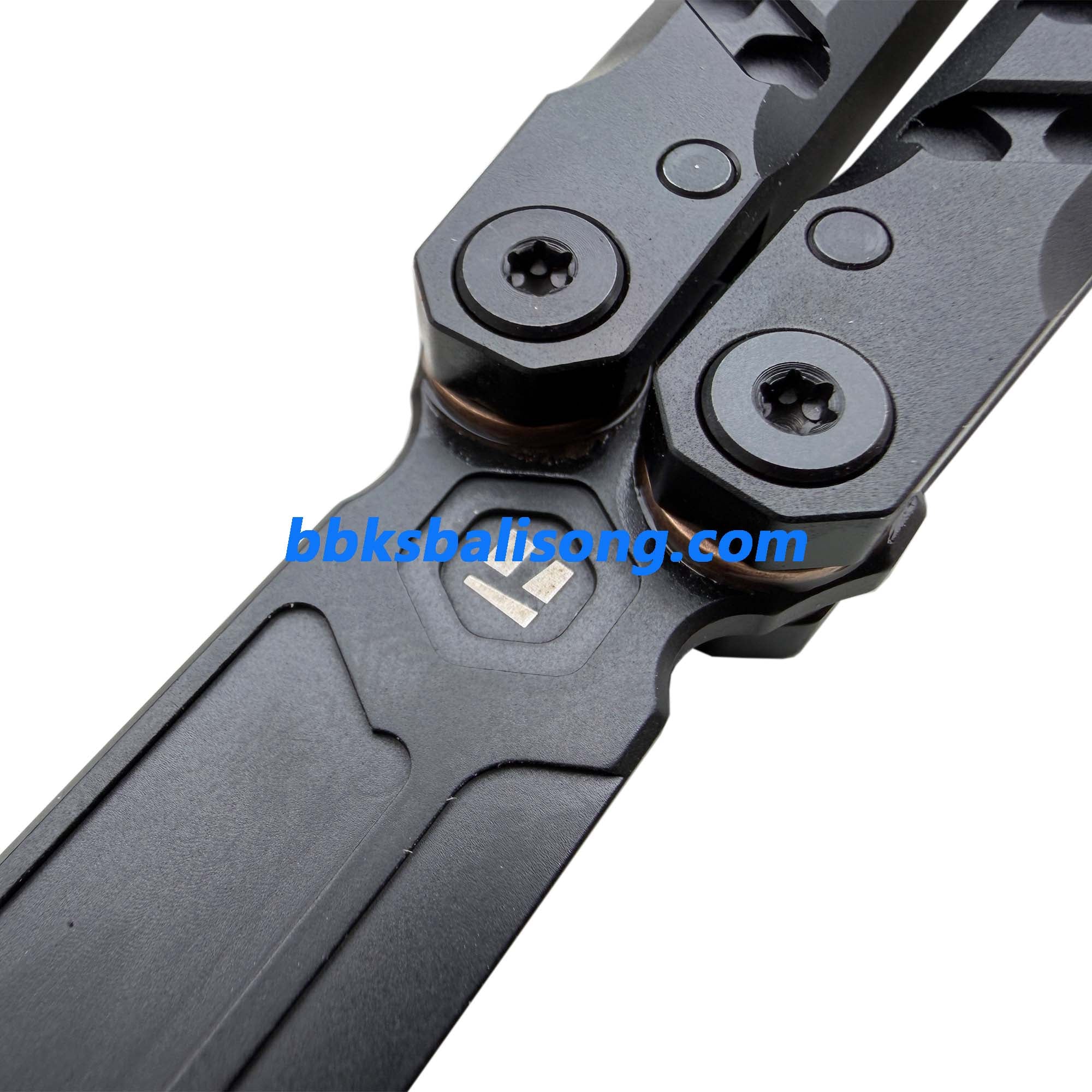 Titus Hex Balisong Clone 7075 Aluminum Handle Bushings System - Image 9