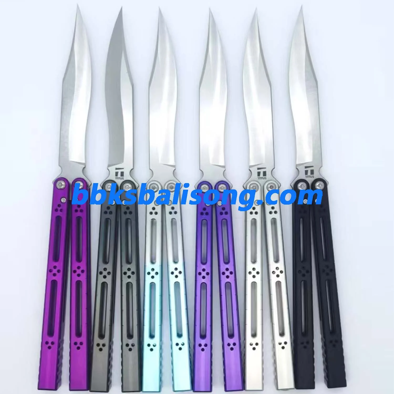 Titus HOM Basilisk Balisong Clone 7075 Aluminum - Image 10