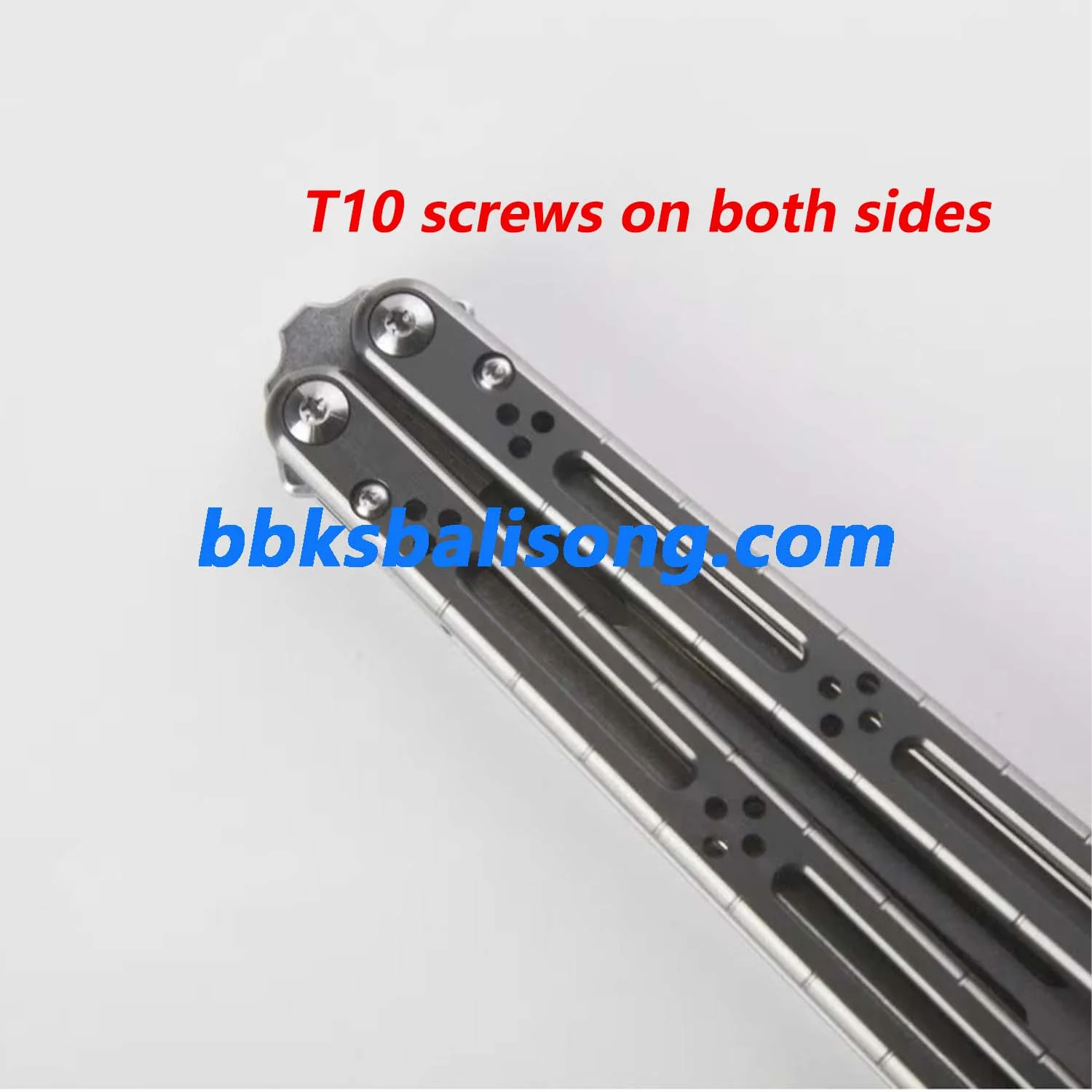 Titus HOM Basilisk Balisong Clone 7075 Aluminum - Image 11