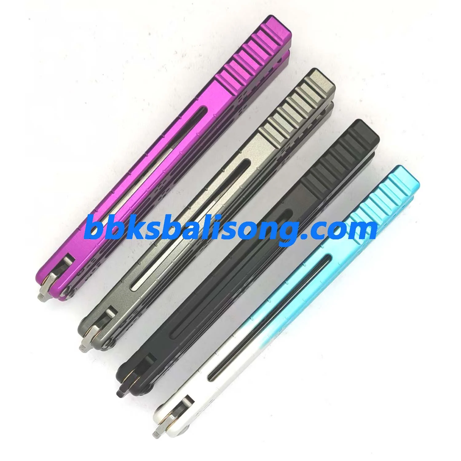Titus HOM Basilisk Balisong Clone 7075 Aluminum - Image 4