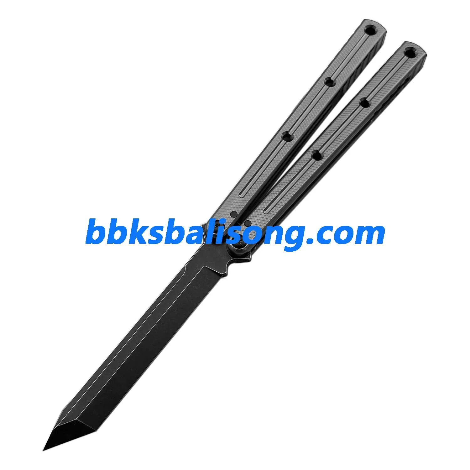 Titus Kraken V3 Balisong Clone 7075 Aluminum False Edge Blade - Image 19