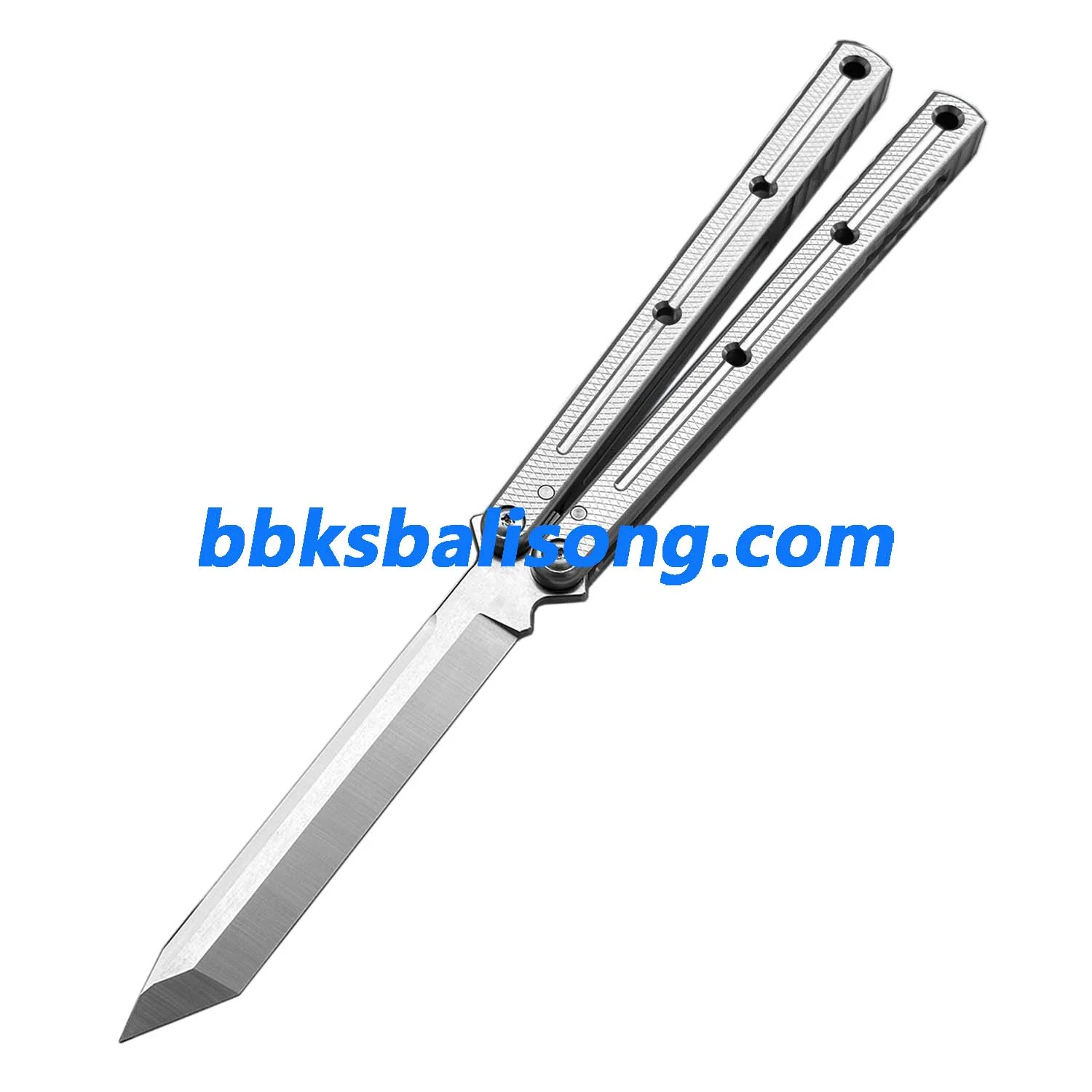 Titus Kraken V3 Balisong Clone 7075 Aluminum False Edge Blade - Image 20