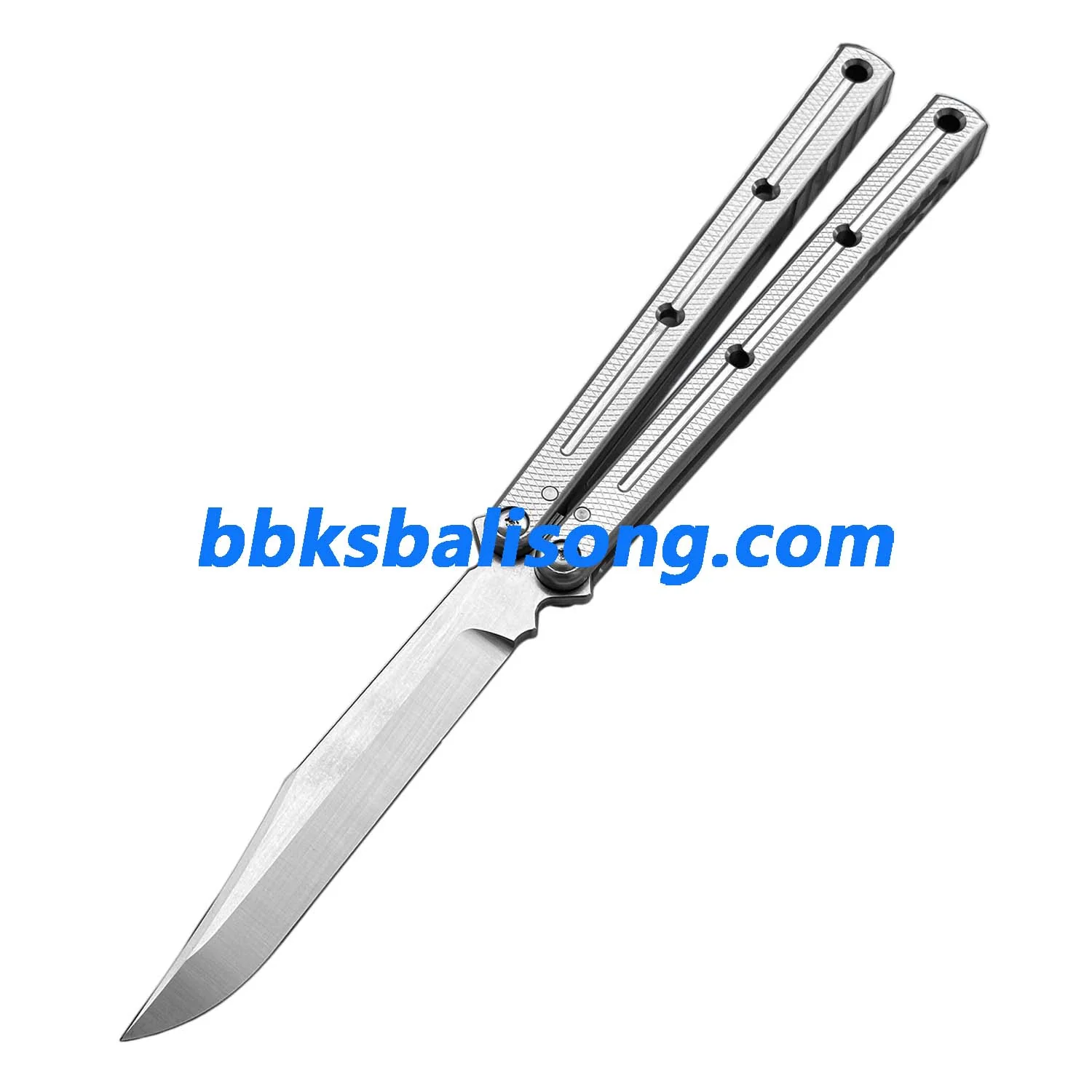 Titus Kraken V3 Balisong Clone 7075 Aluminum False Edge Blade - Image 21