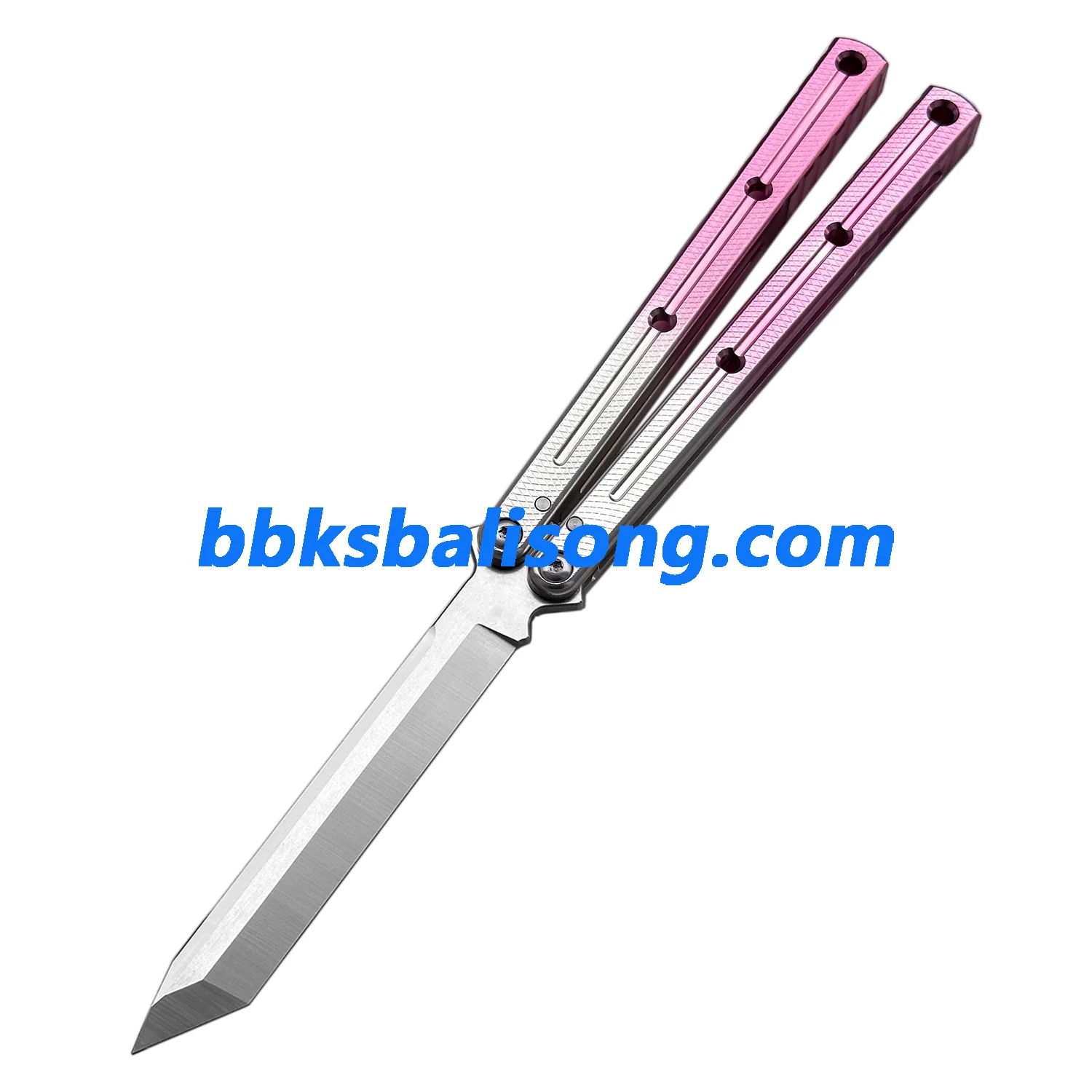 Titus Kraken V3 Balisong Clone 7075 Aluminum False Edge Blade - Image 26