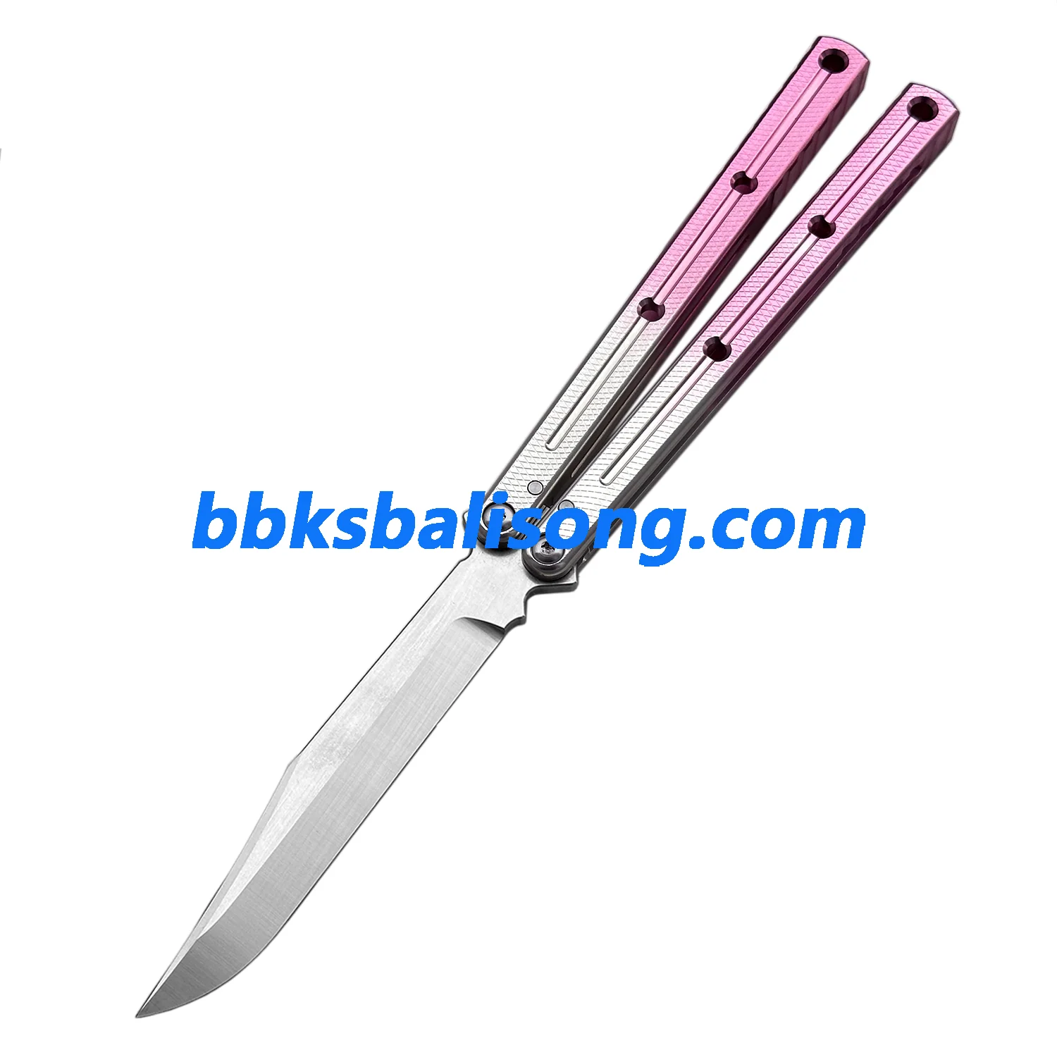 Titus Kraken V3 Balisong Clone 7075 Aluminum False Edge Blade - Image 27