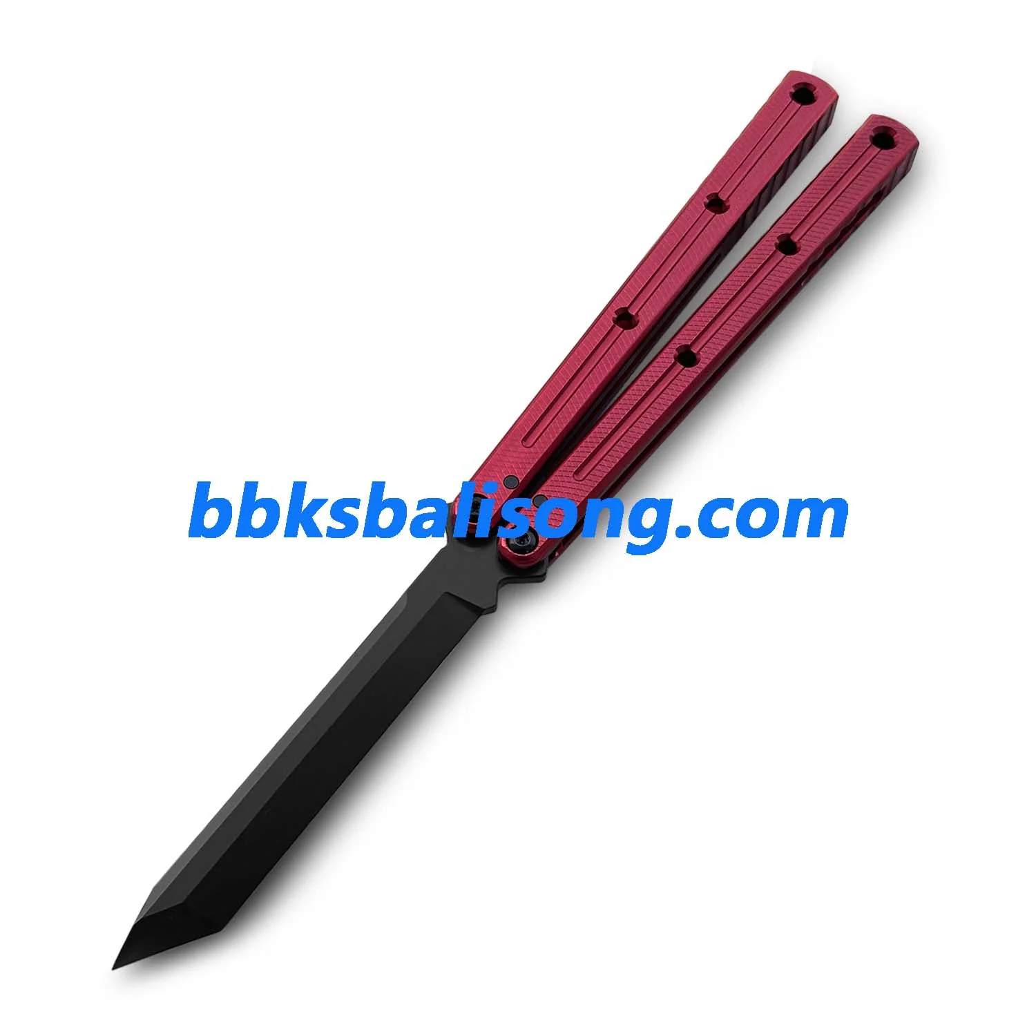 Titus Kraken V3 Balisong Clone 7075 Aluminum False Edge Blade - Image 43