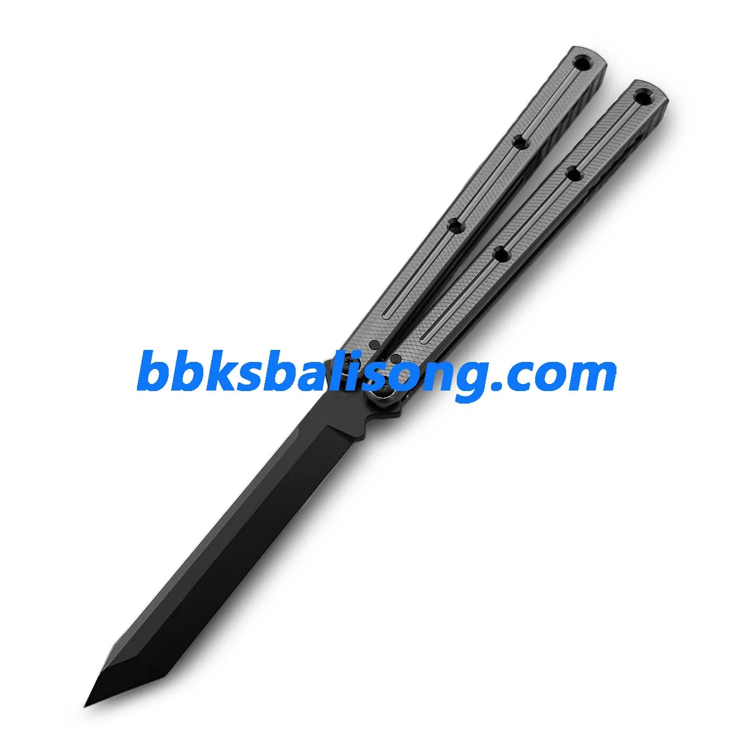 Titus Kraken V3 Balisong Clone 7075 Aluminum False Edge Blade - Image 44