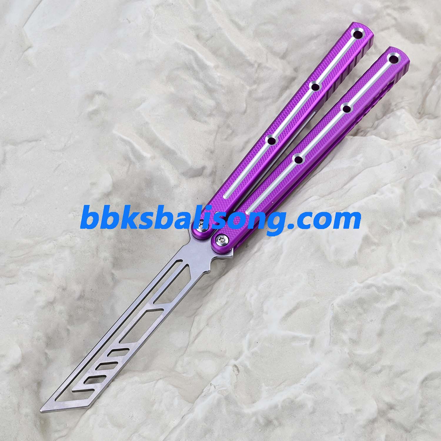 Titus Kraken V3 Live Blade Balisong Clone Dual-Tone Version - Image 12