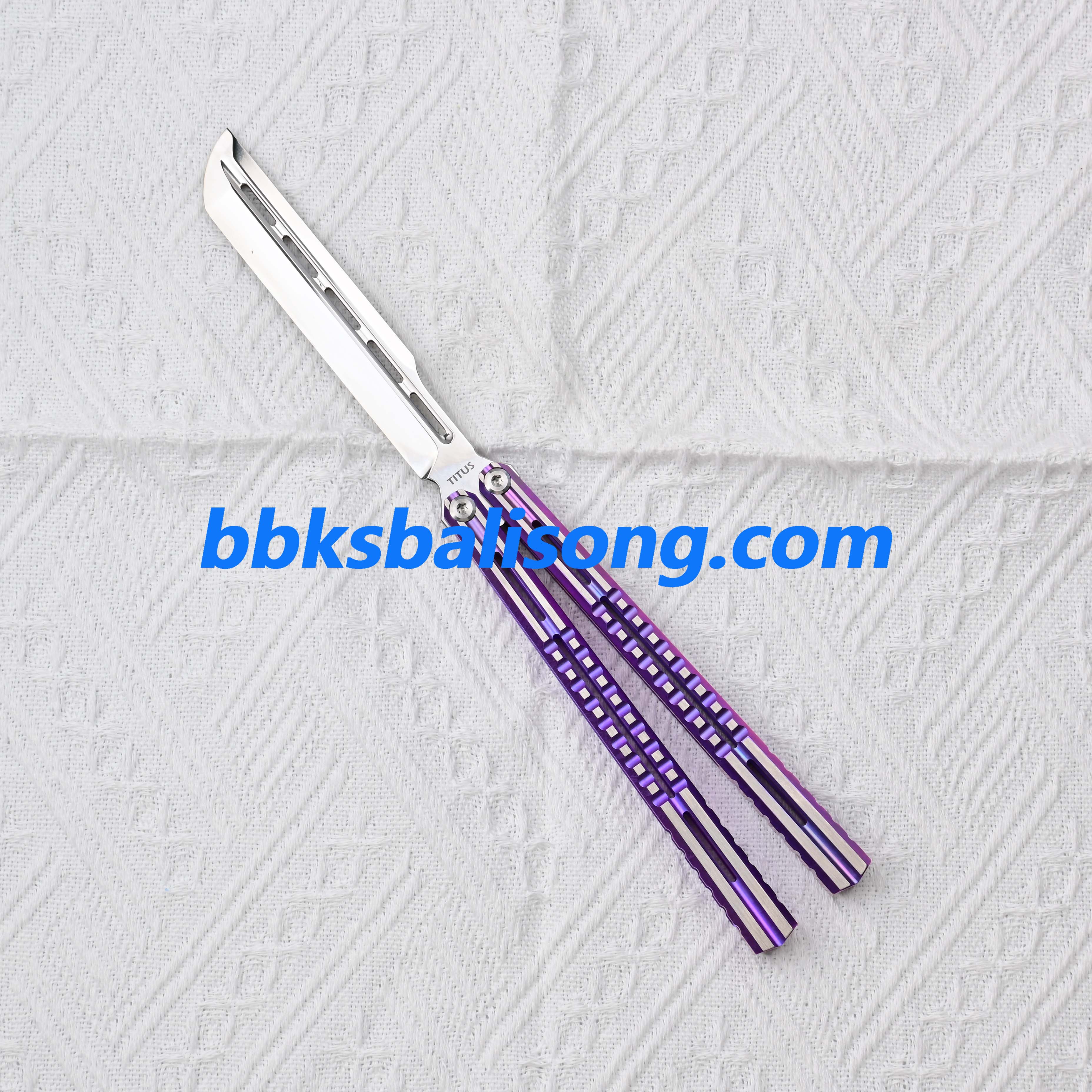 Titus Mirage Original Balisong Titanium Handle - Image 11