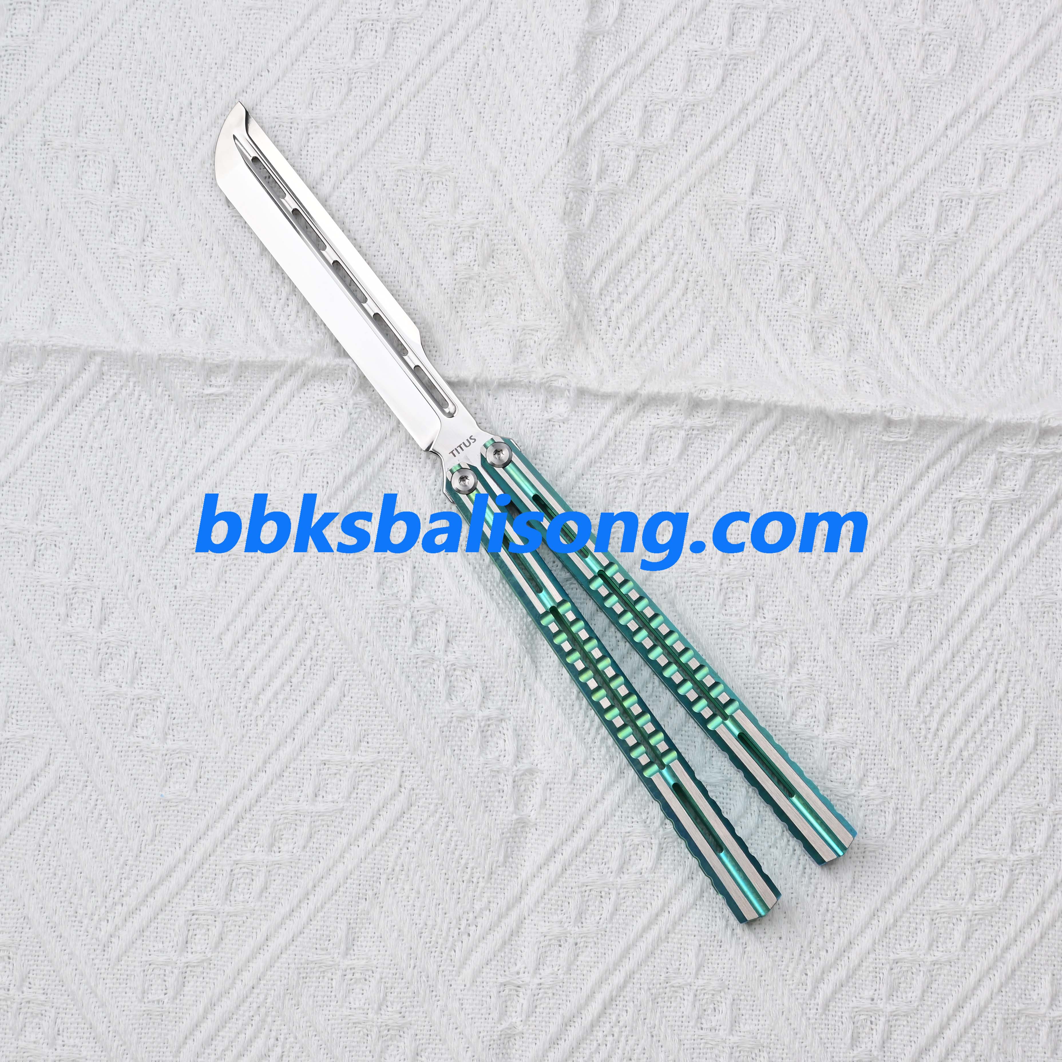 Titus Mirage Original Balisong Titanium Handle - Image 12