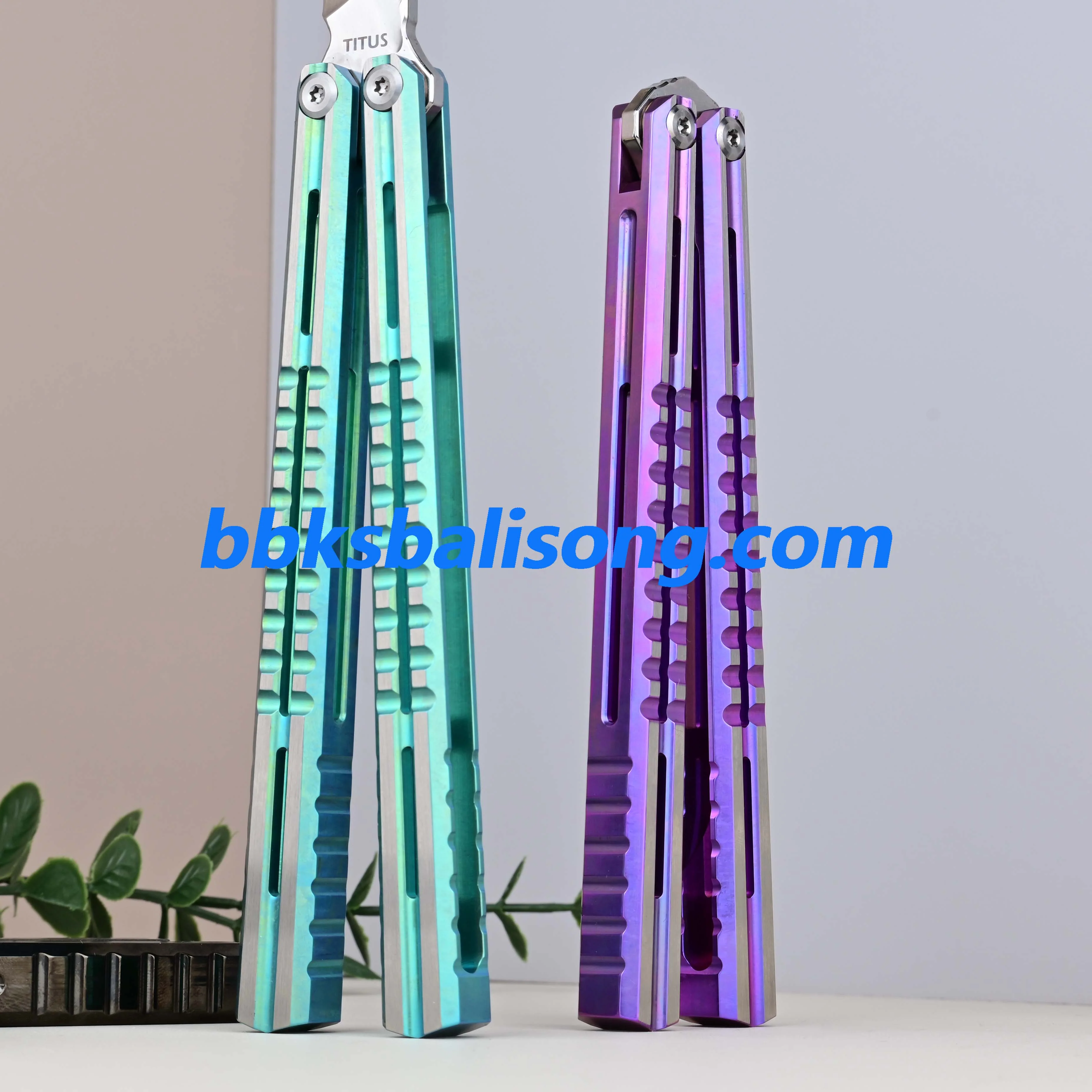 Titus Mirage Original Balisong Titanium Handle - Image 13