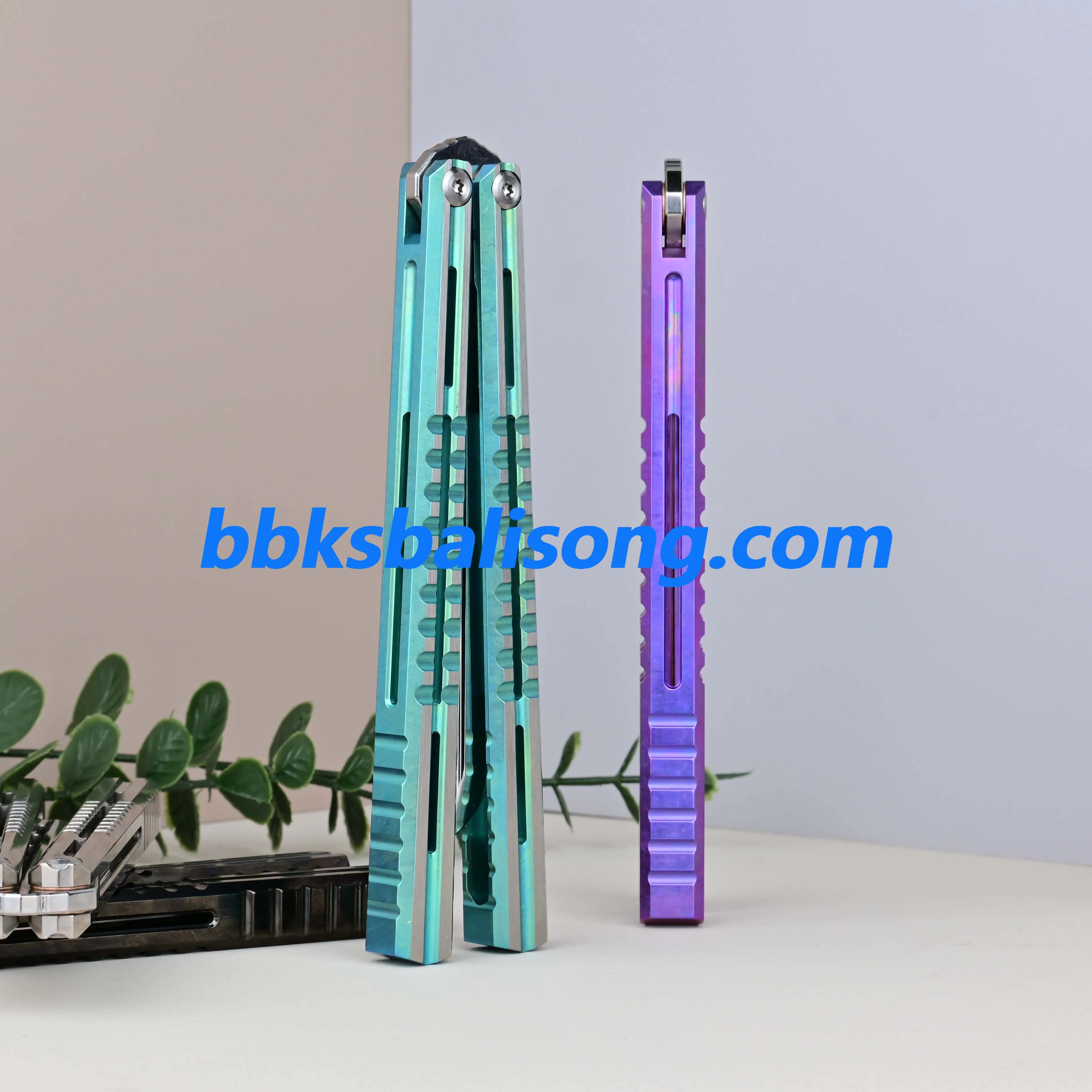 Titus Mirage Original Balisong Titanium Handle - Image 15