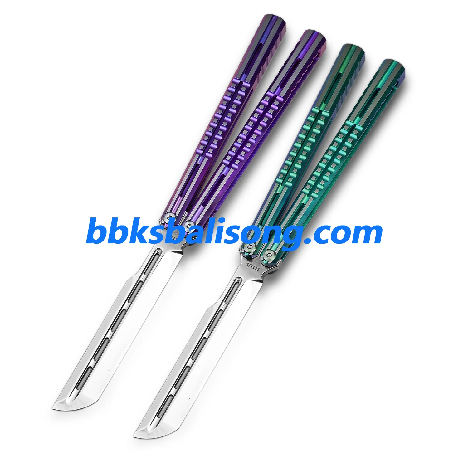 Titus Mirage Original Balisong Titanium Handle - Image 6
