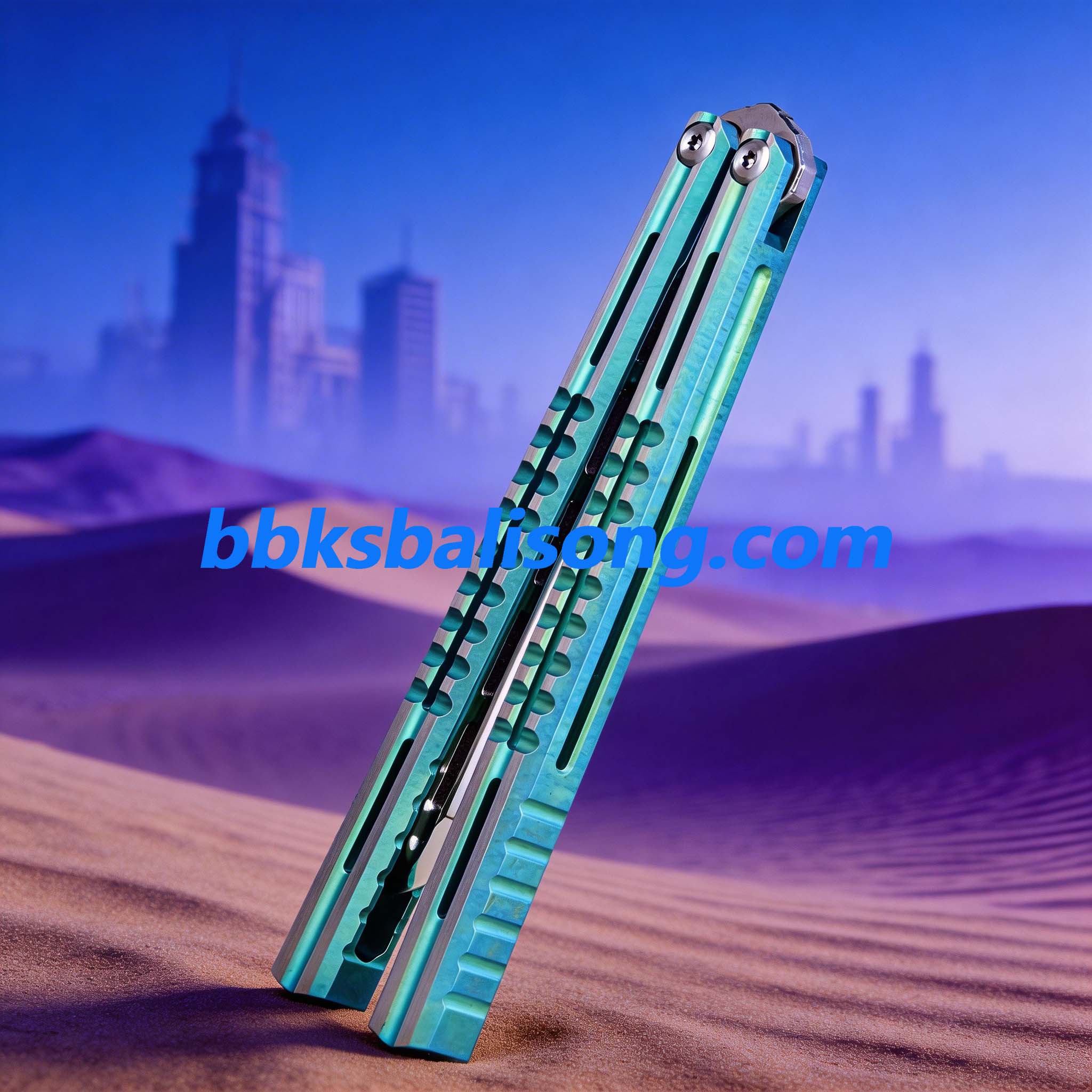 Titus Mirage Original Balisong Titanium Handle - Image 7
