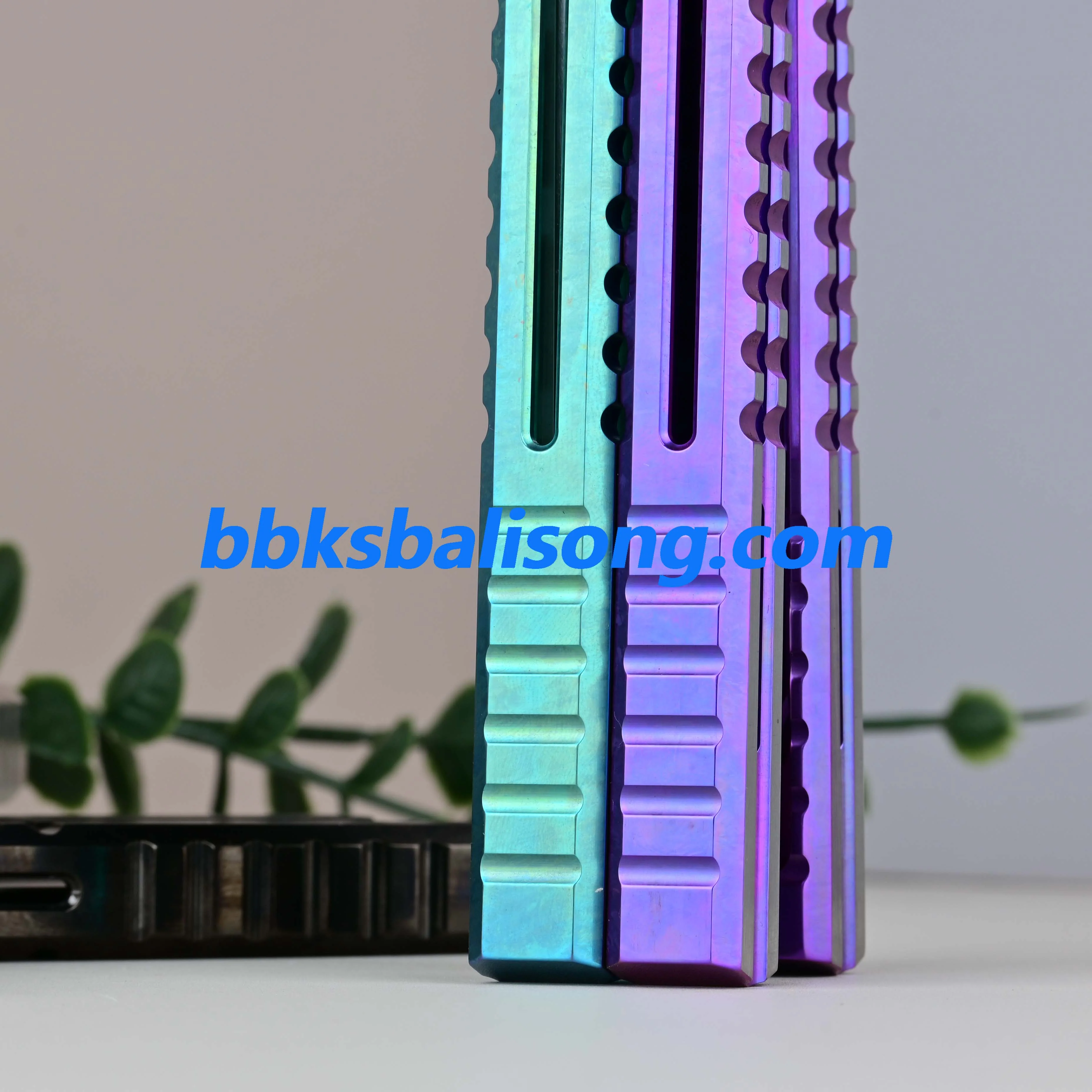 Titus Mirage Original Balisong Titanium Handle - Image 9
