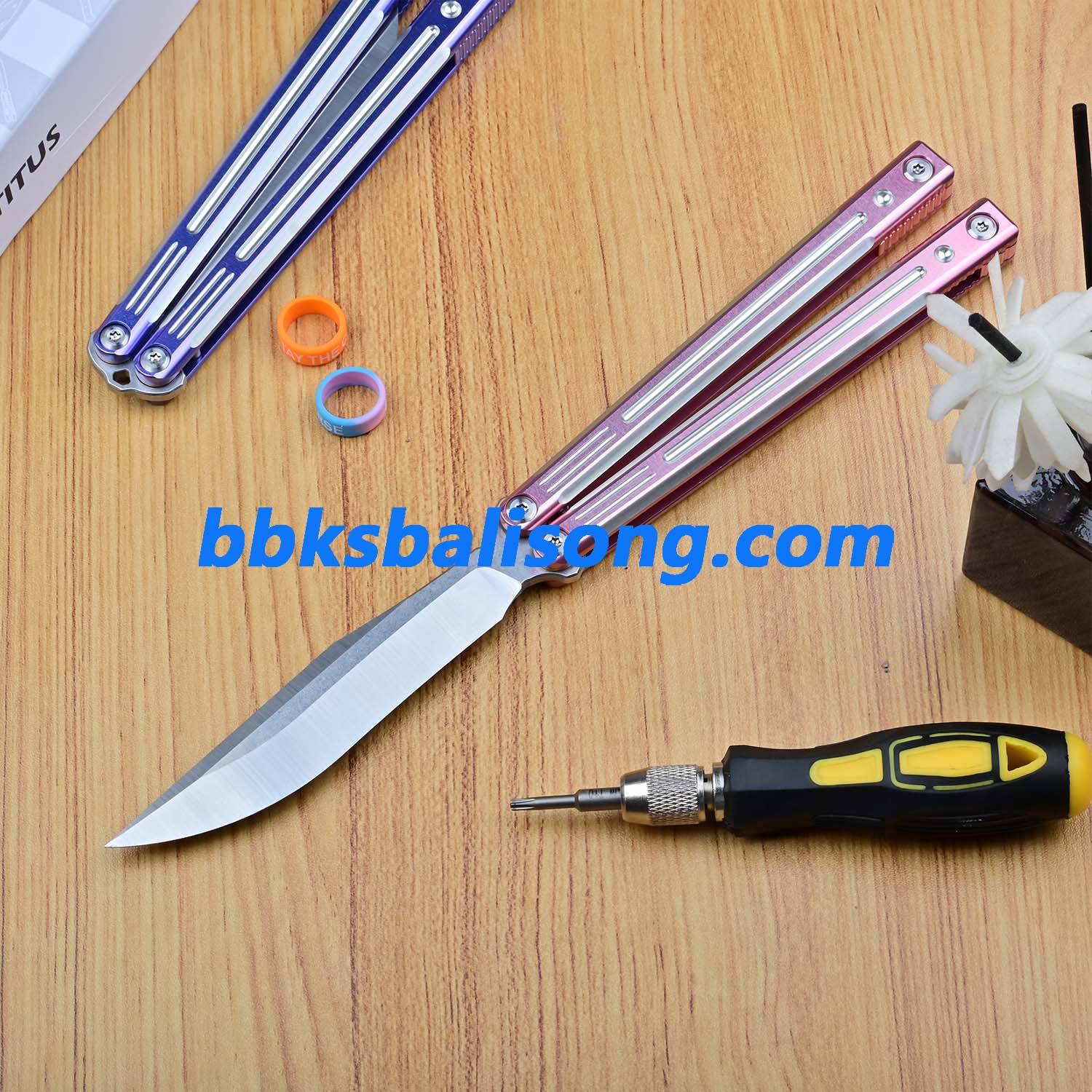 Titus Orion V1.5 Balisong Clone 7075 Aluminum - Image 5