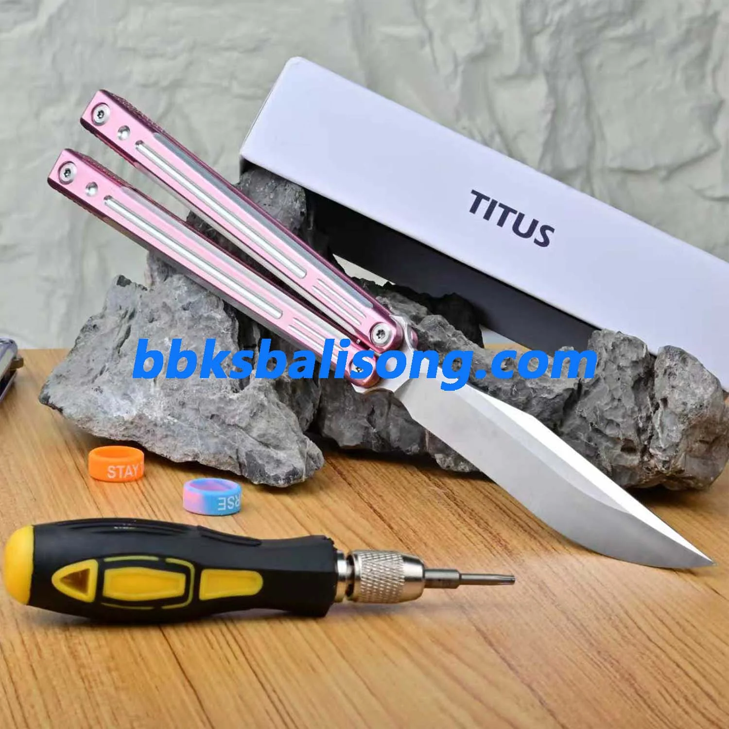 Titus Orion V1.5 Balisong Clone 7075 Aluminum - Image 9