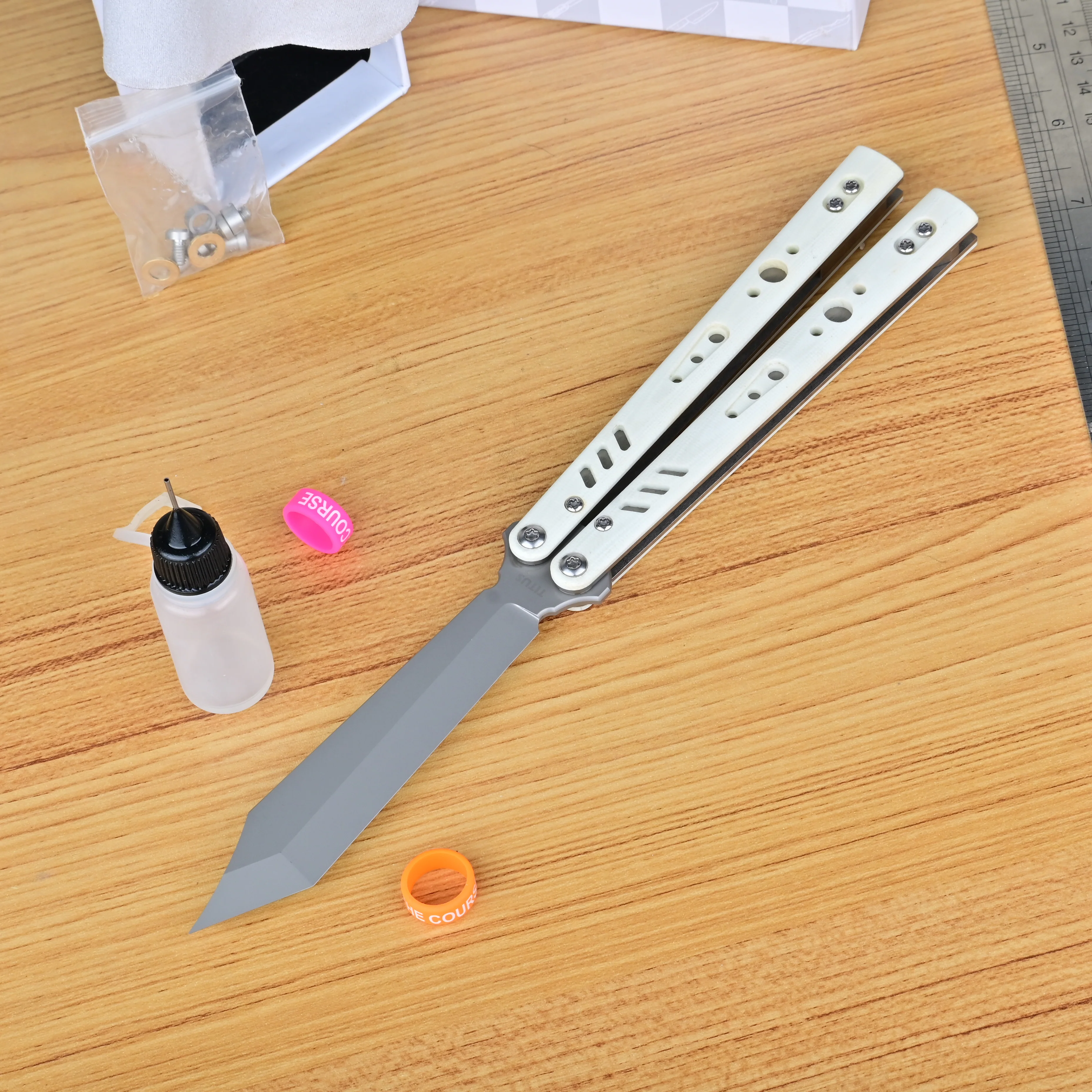 Titus Replicant Balisong Clone Titanium Lining - Image 17