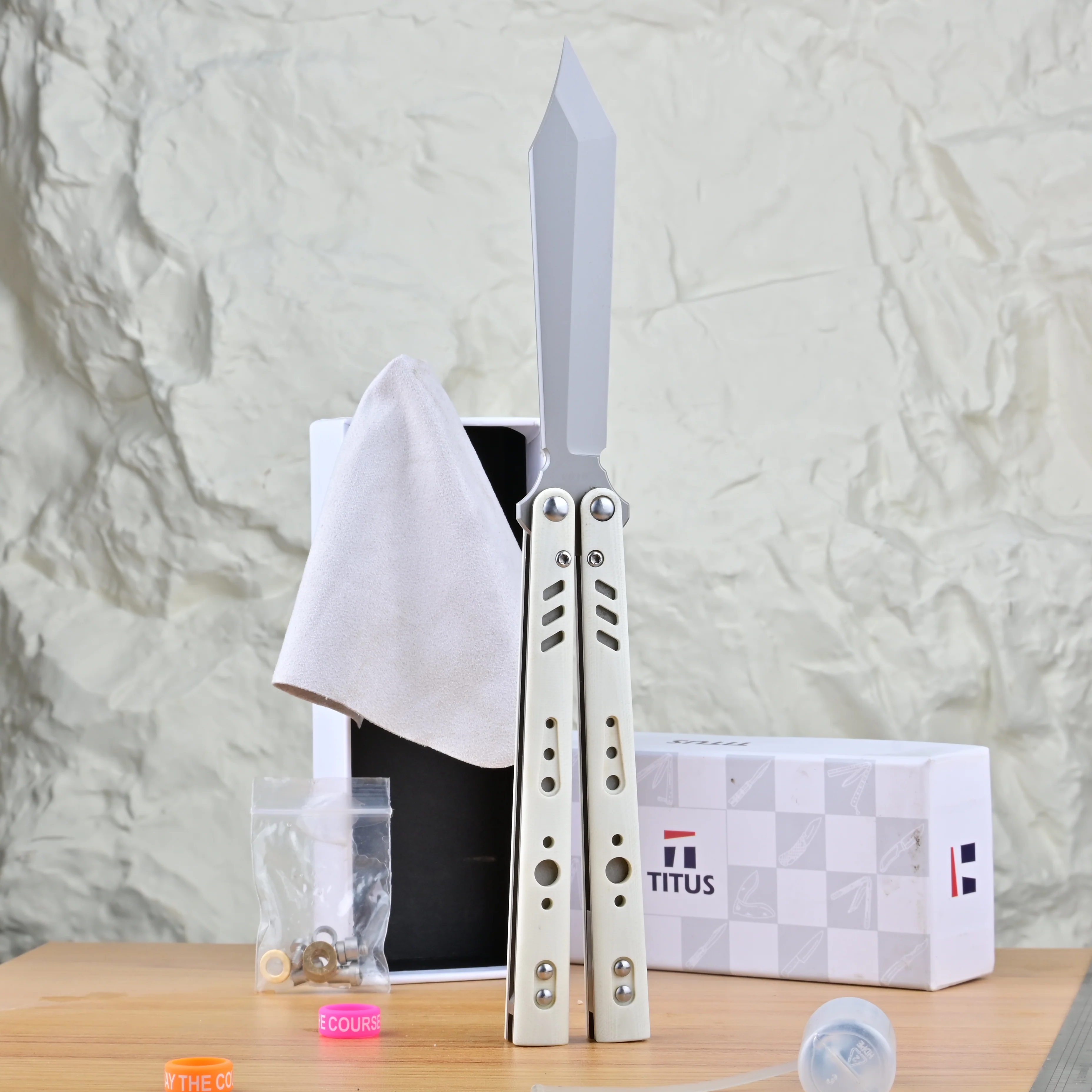 Titus Replicant Balisong Clone Titanium Lining - Image 3