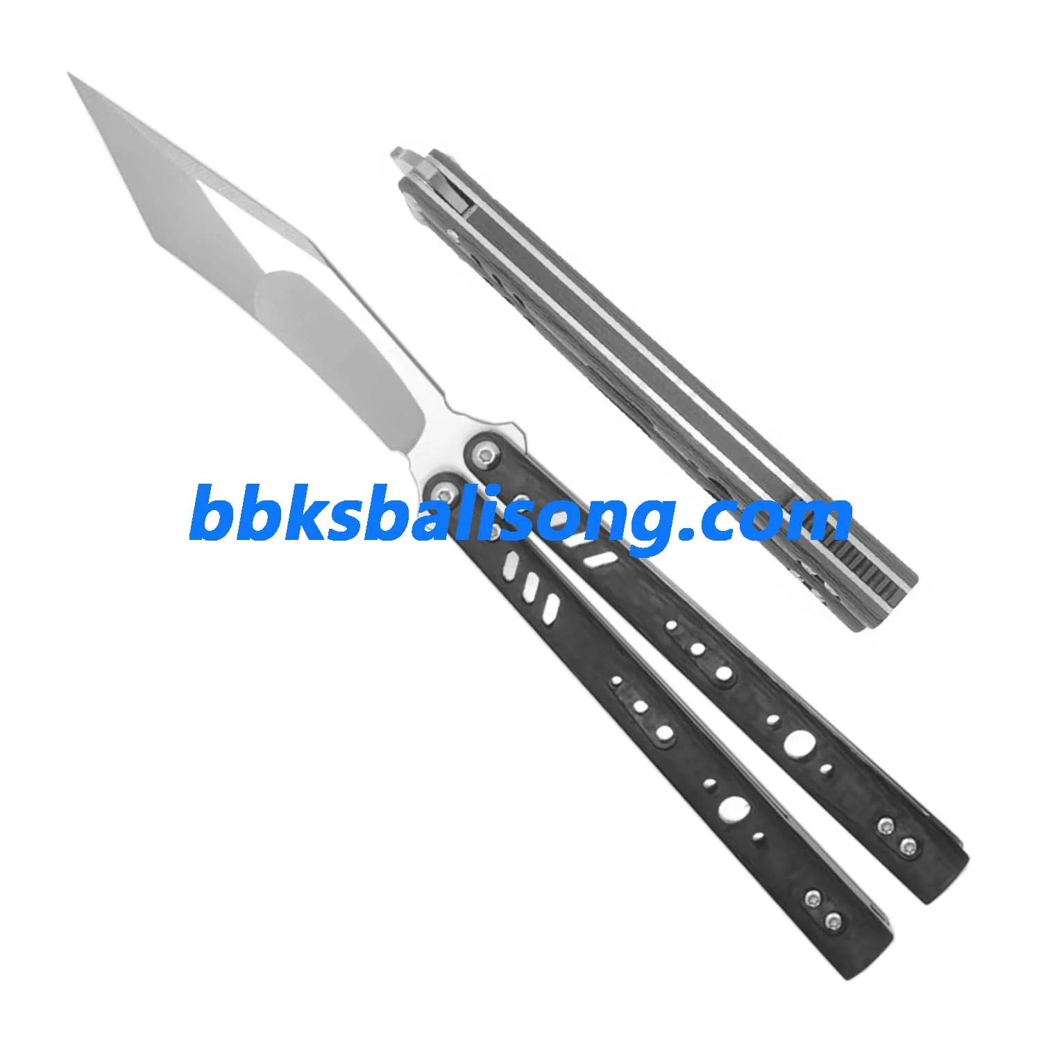 Titus Replicant (REP) V3 Balisong Clone Carbon Fiber Scales Titanium Liner - Image 11
