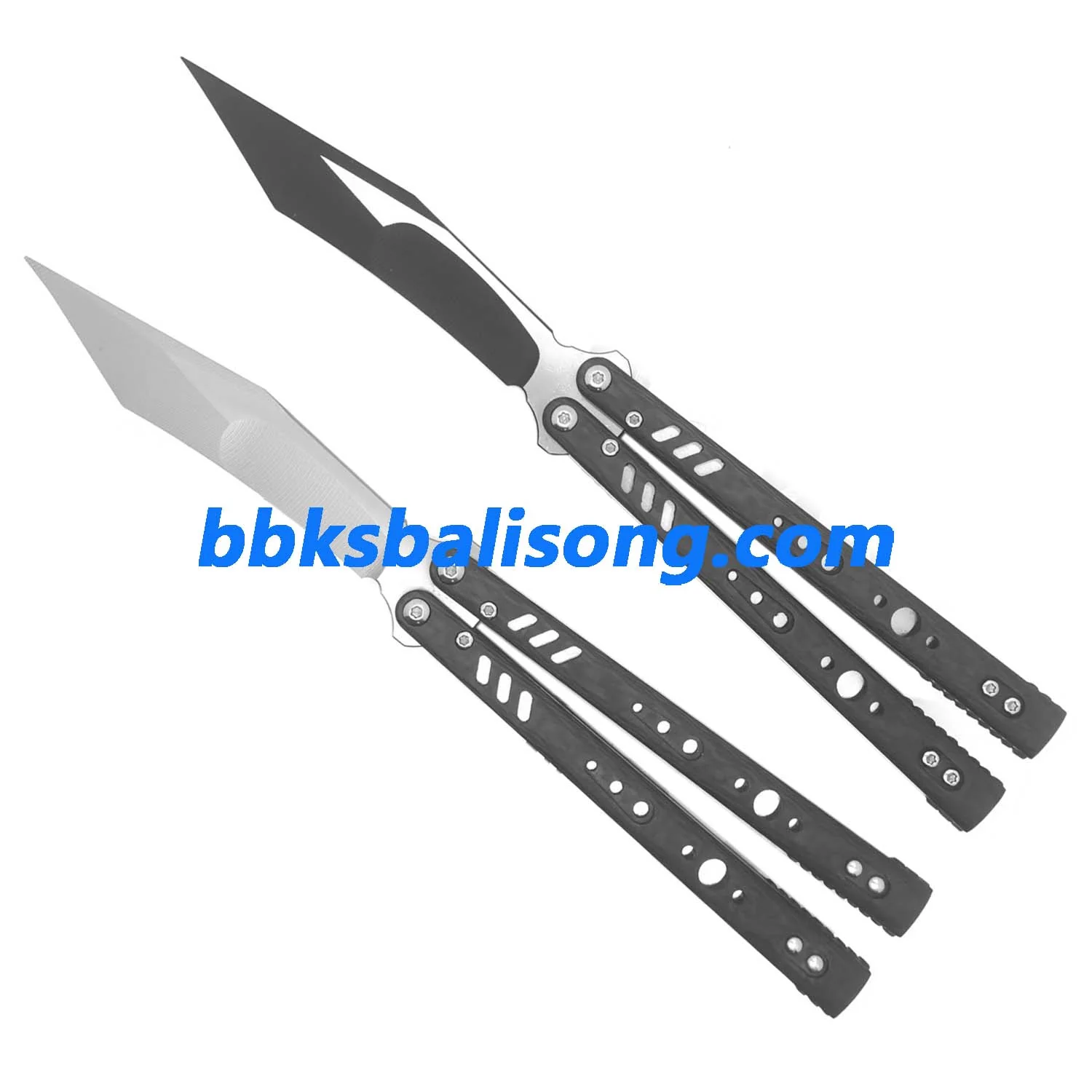 Titus Replicant (REP) V3 Balisong Clone Carbon Fiber Scales Titanium Liner - Image 13