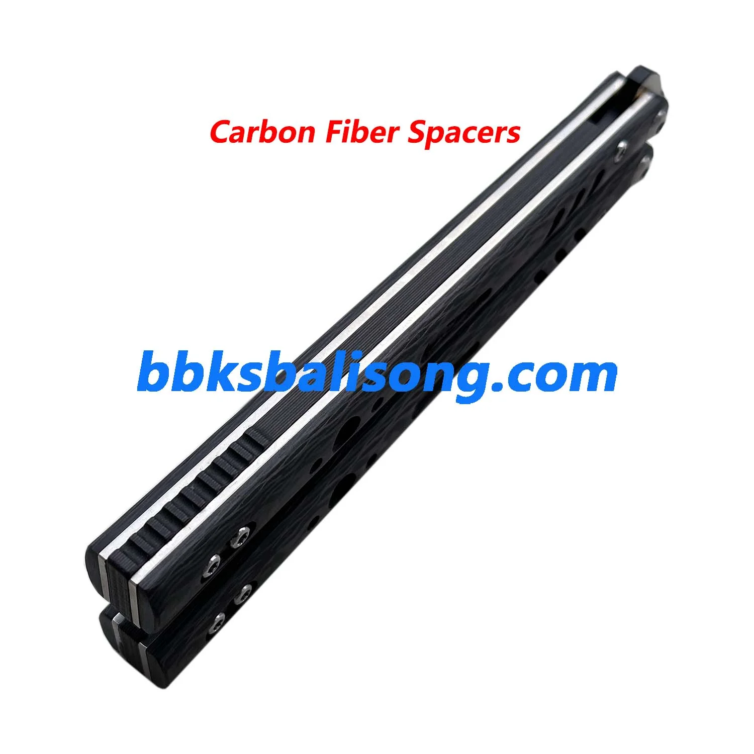 Titus Replicant (REP) V3 Balisong Clone Carbon Fiber Scales Titanium Liner - Image 14