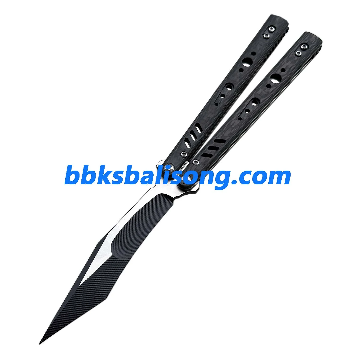 Titus Replicant (REP) V3 Balisong Clone Carbon Fiber Scales Titanium Liner - Image 16