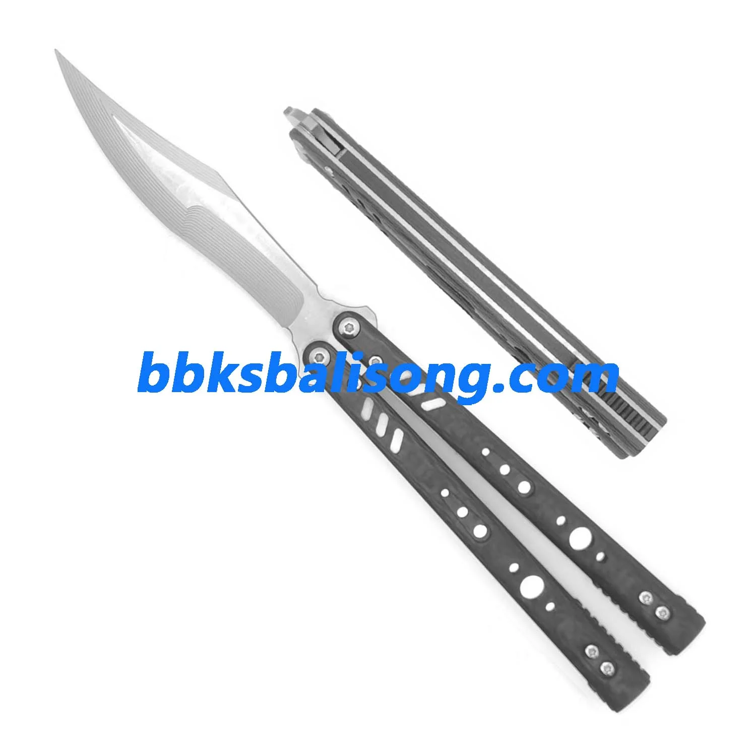 Titus Replicant (REP) V3 Balisong Clone Carbon Fiber Scales Titanium Liner - Image 18