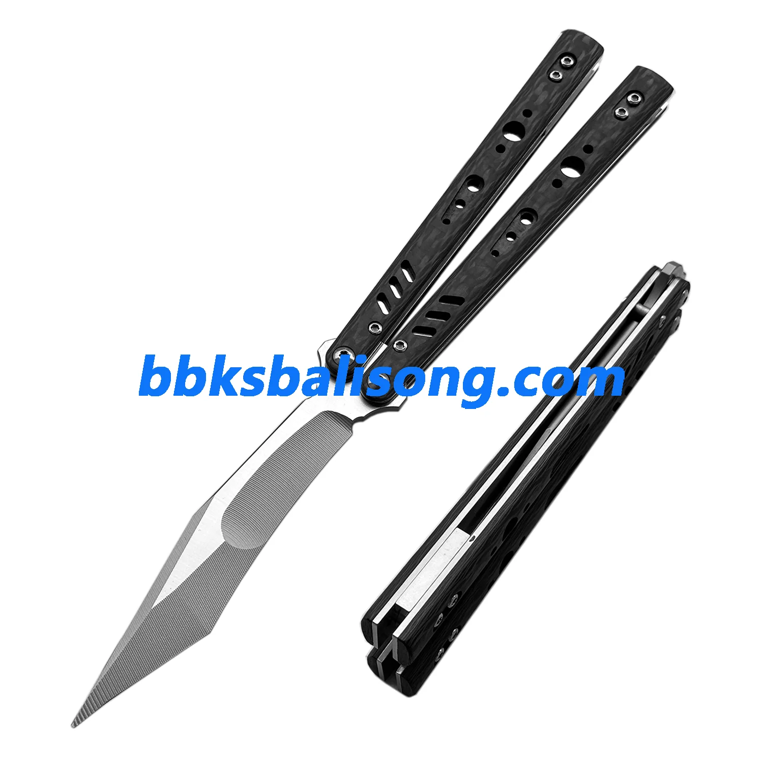 Titus Replicant (REP) V3 Balisong Clone Carbon Fiber Scales Titanium Liner - Image 21