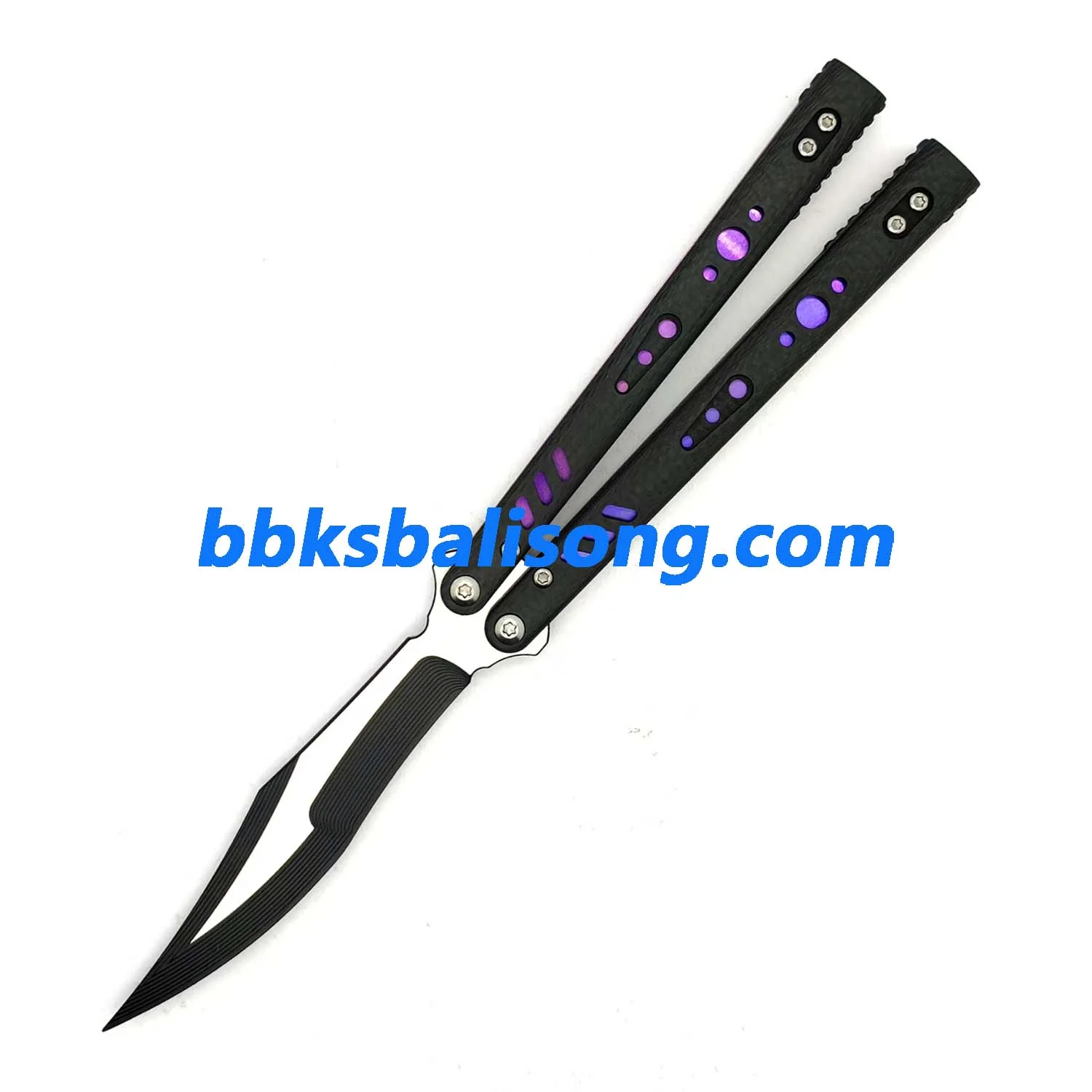Titus Replicant (REP) V3 Balisong Clone Carbon Fiber Scales Titanium Liner - Image 24