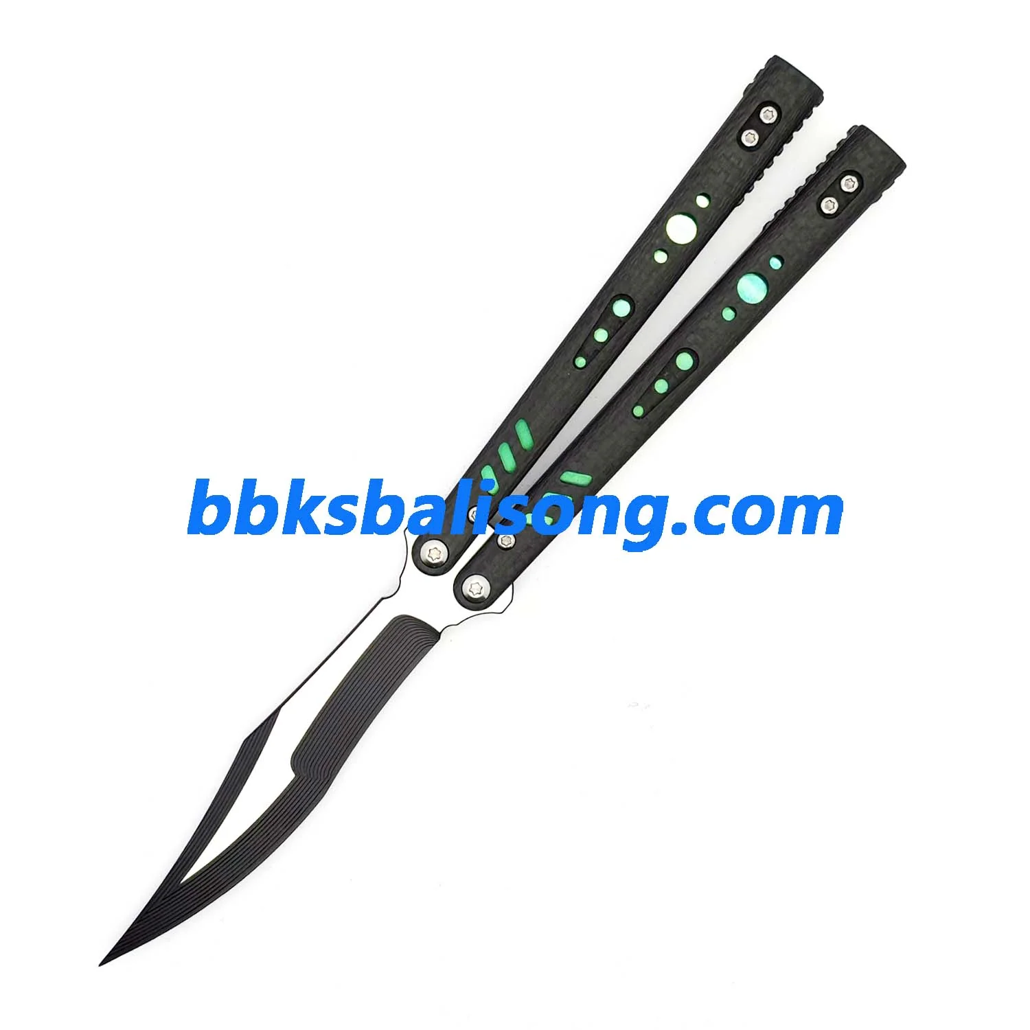 Titus Replicant (REP) V3 Balisong Clone Carbon Fiber Scales Titanium Liner - Image 26