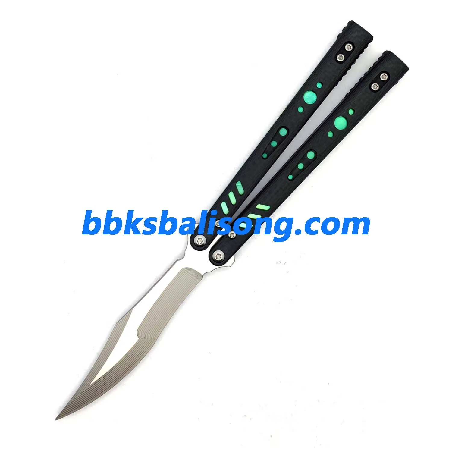 Titus Replicant (REP) V3 Balisong Clone Carbon Fiber Scales Titanium Liner - Image 27