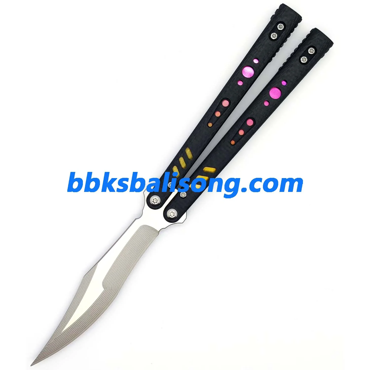 Titus Replicant (REP) V3 Balisong Clone Carbon Fiber Scales Titanium Liner - Image 29