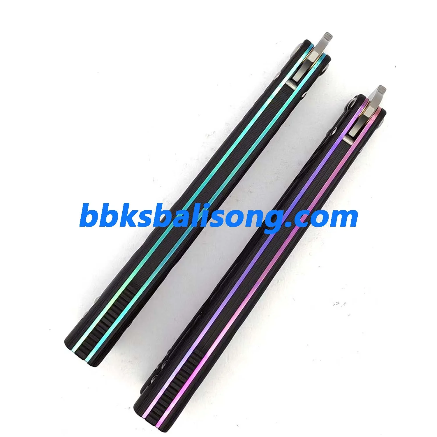 Titus Replicant (REP) V3 Balisong Clone Carbon Fiber Scales Titanium Liner - Image 7