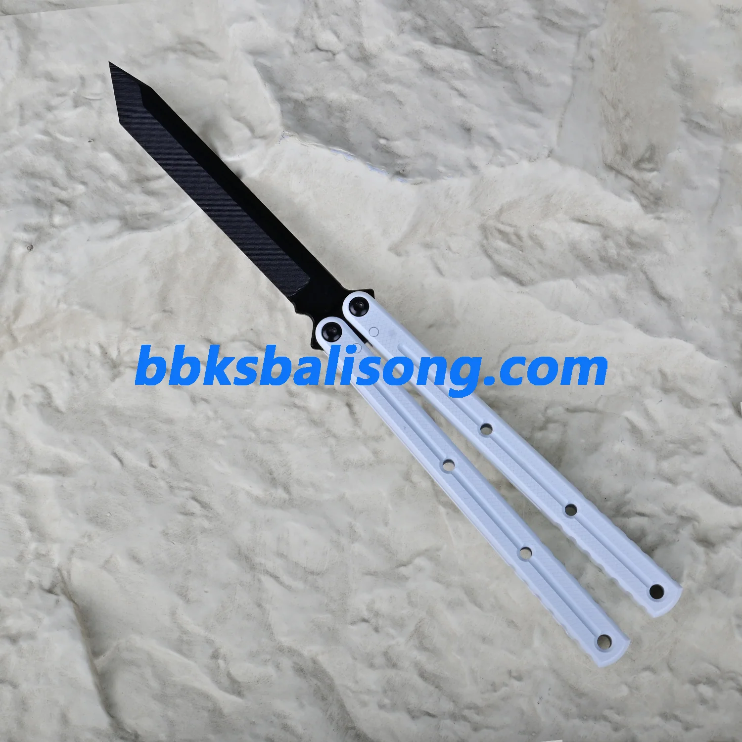 Titus Kraken V3 Balisong Clone Ceramic Coating Handle Sapphire Blade - Image 20