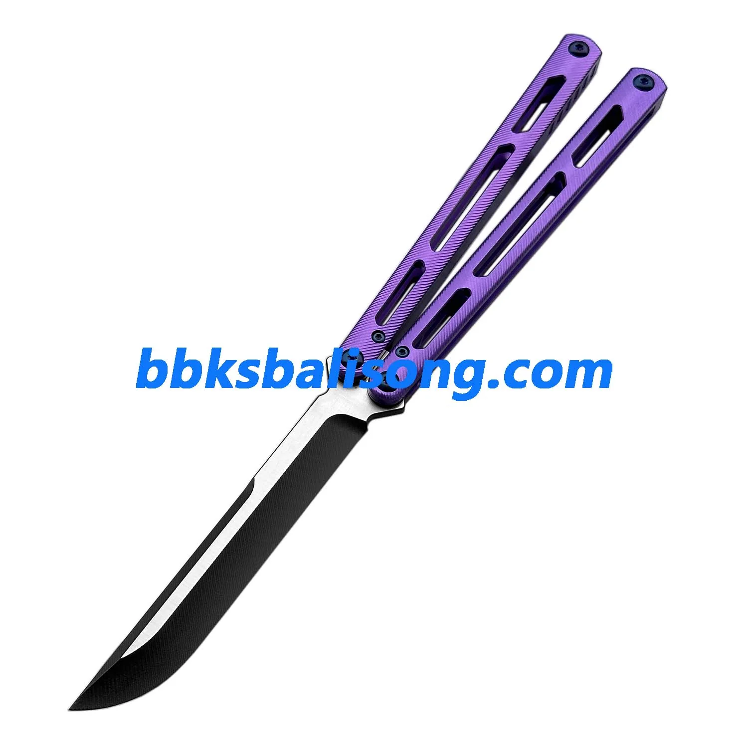Titus Tsunami V4 Clone Balisong Trainer 7075 Aluminum Handle Bushing System - Image 12