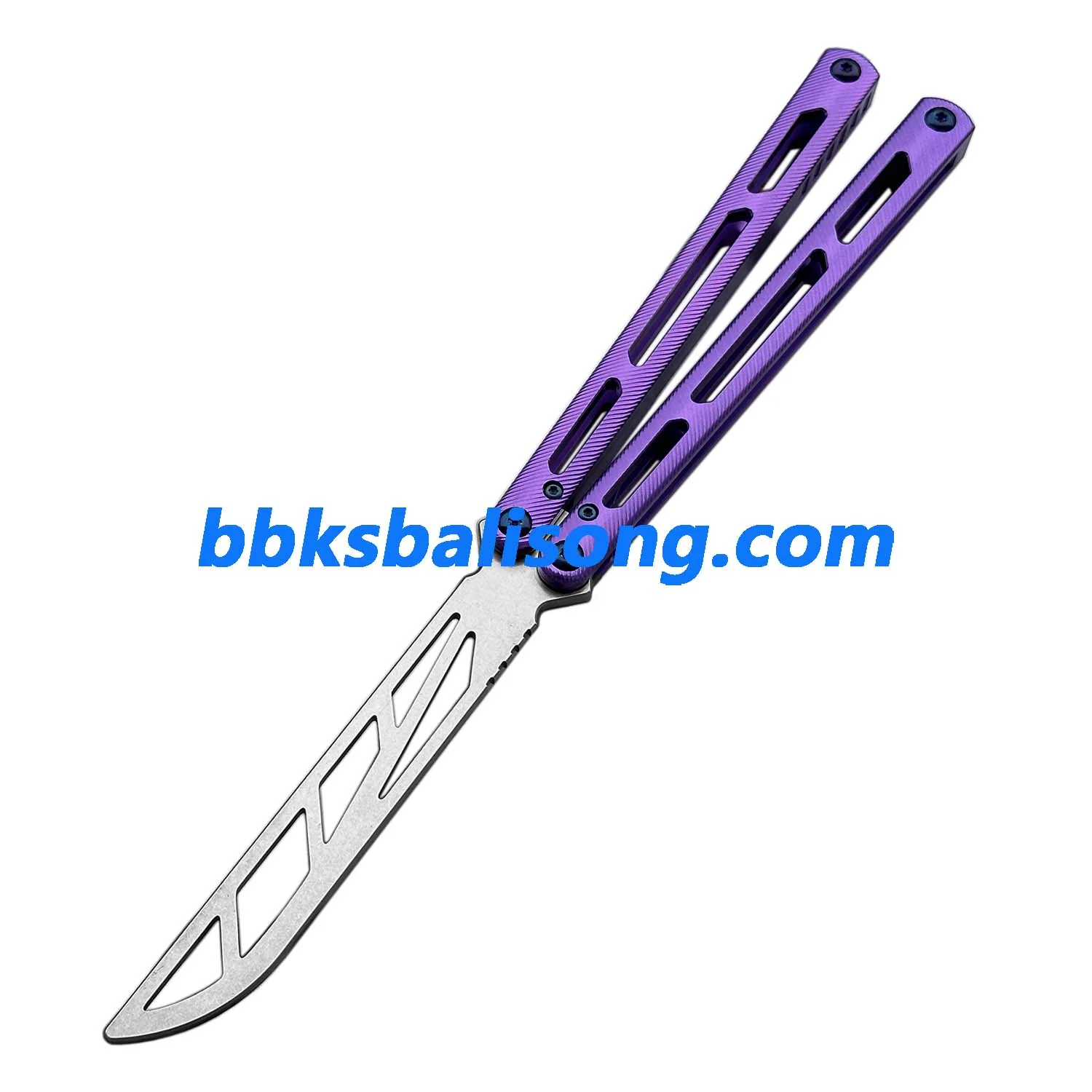 Titus Tsunami V4 Clone Balisong Trainer 7075 Aluminum Handle Bushing System - Image 15