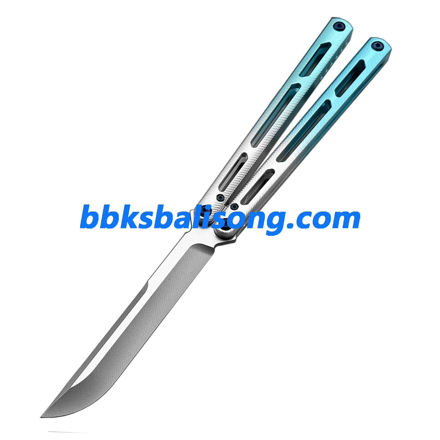 Titus Tsunami V4 Clone Balisong Trainer 7075 Aluminum Handle Bushing System - Image 20
